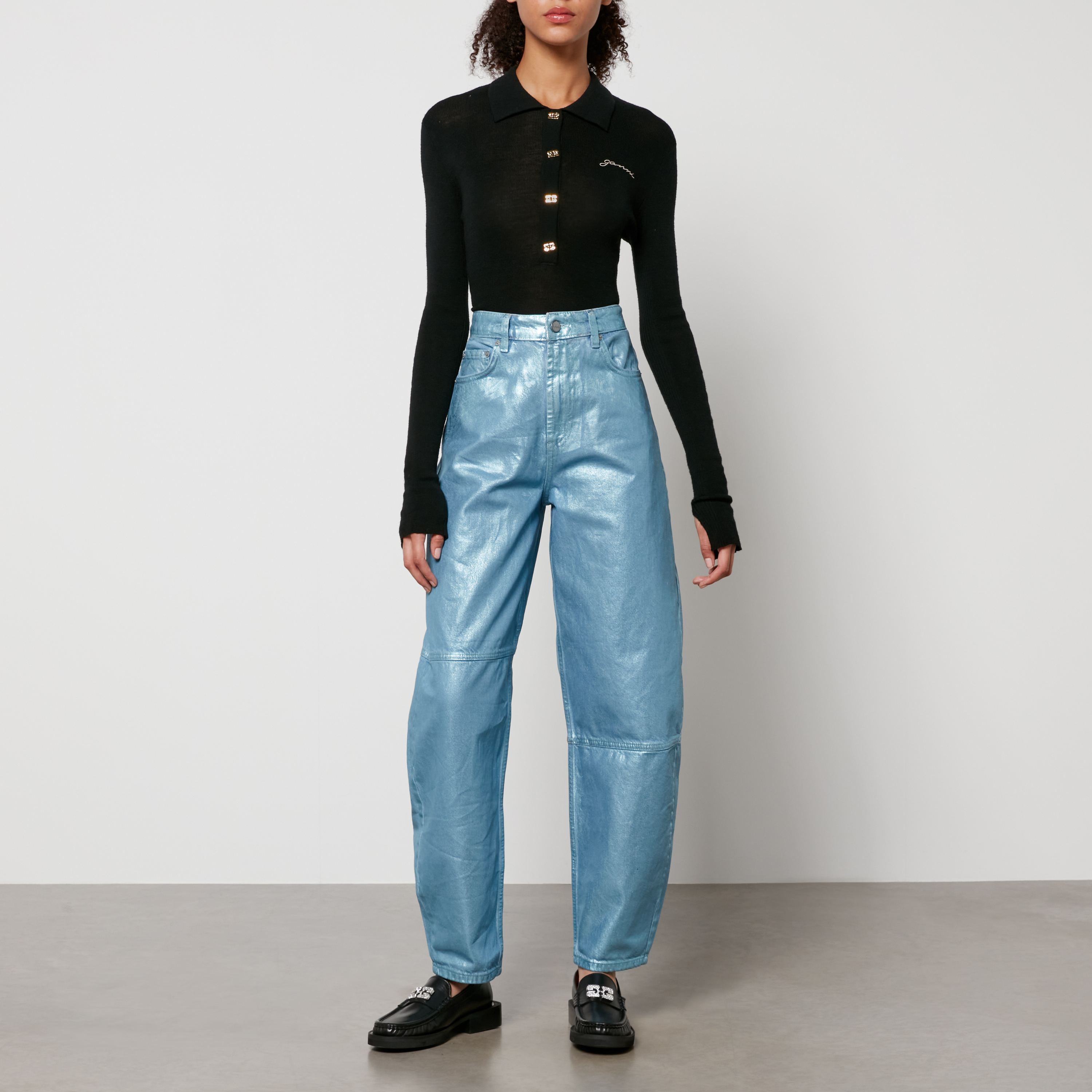 Y's gimmick denim pants✩ Jack-David-H-Y-Women-s-