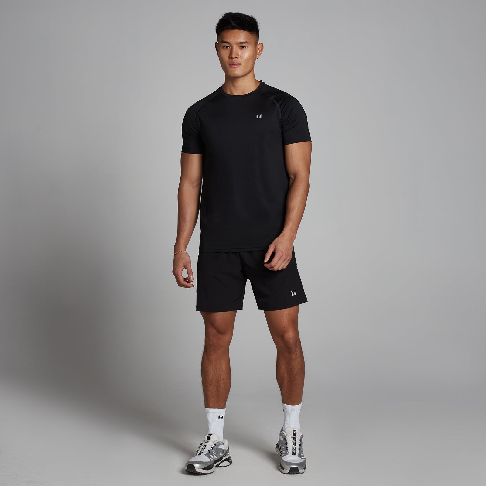 MP メンズ トレーニング ショートスリーブ Tシャツ - ブラック | Myprotein