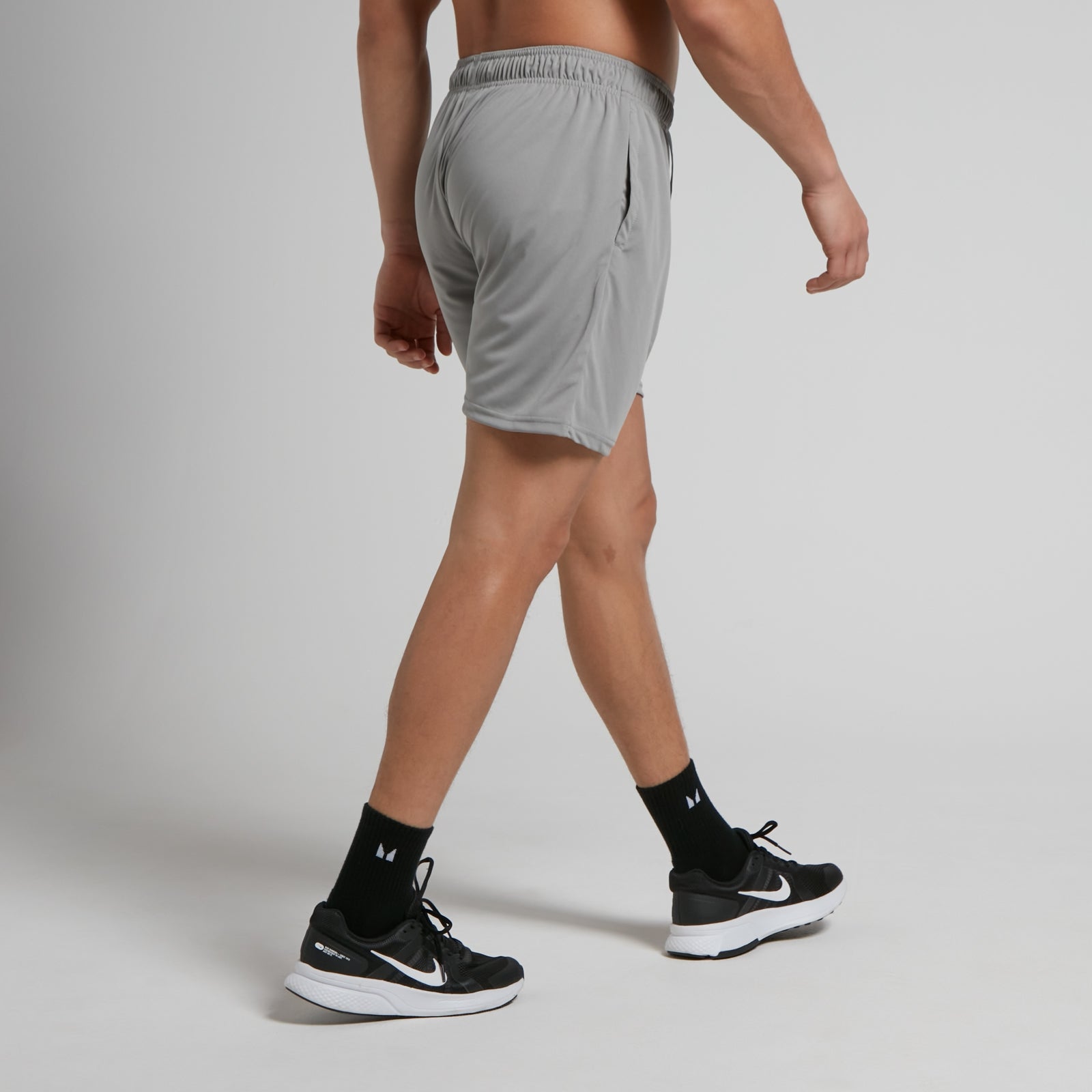 NY Threads Pantaloncini Sportivi Uomo Leggeri Asciugatura Rapida Con Tasche - Bianco, L