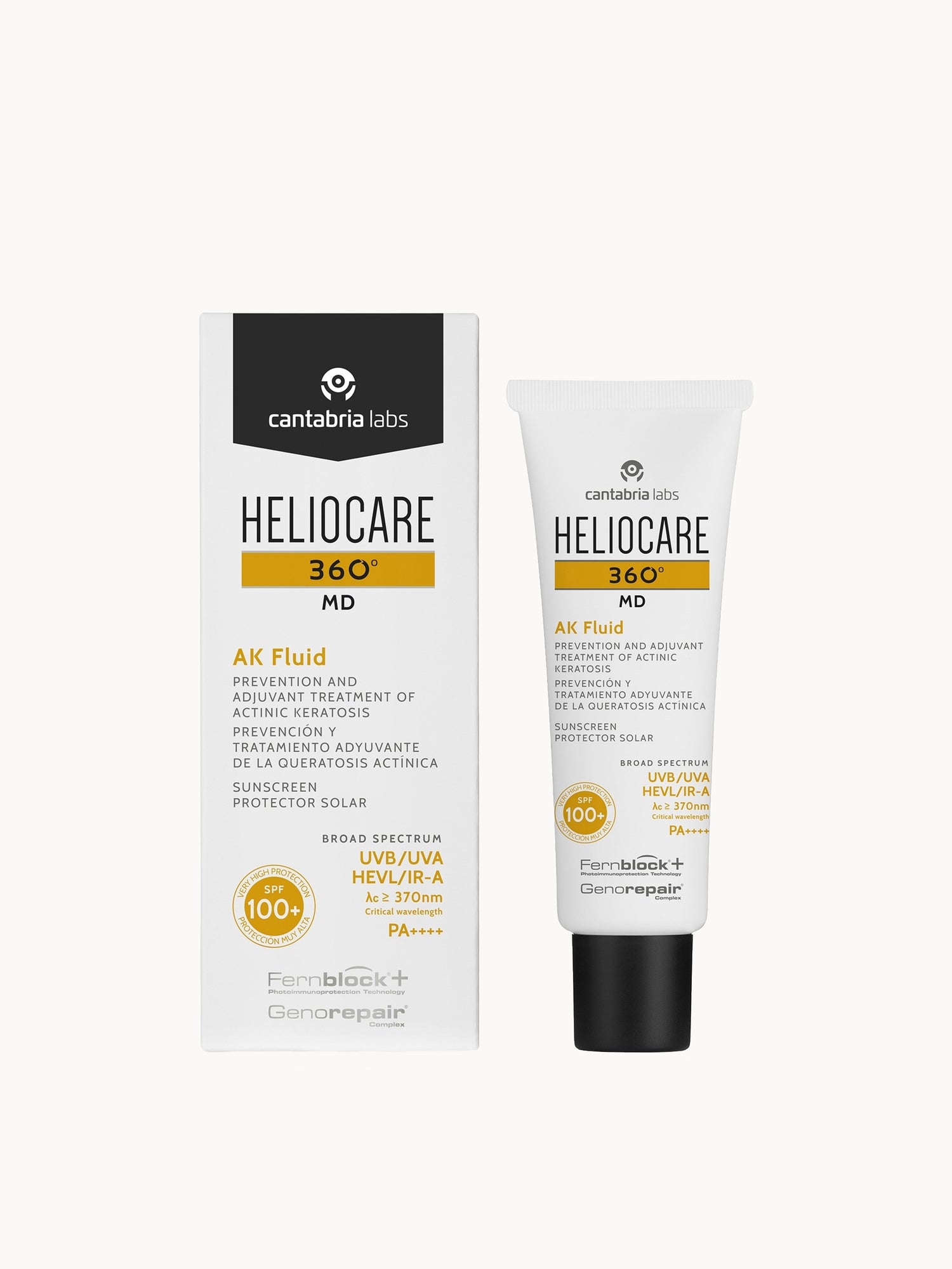 Heliocare 360° MD AK Fluid SPF100+ 50ml | LOOKFANTASTIC