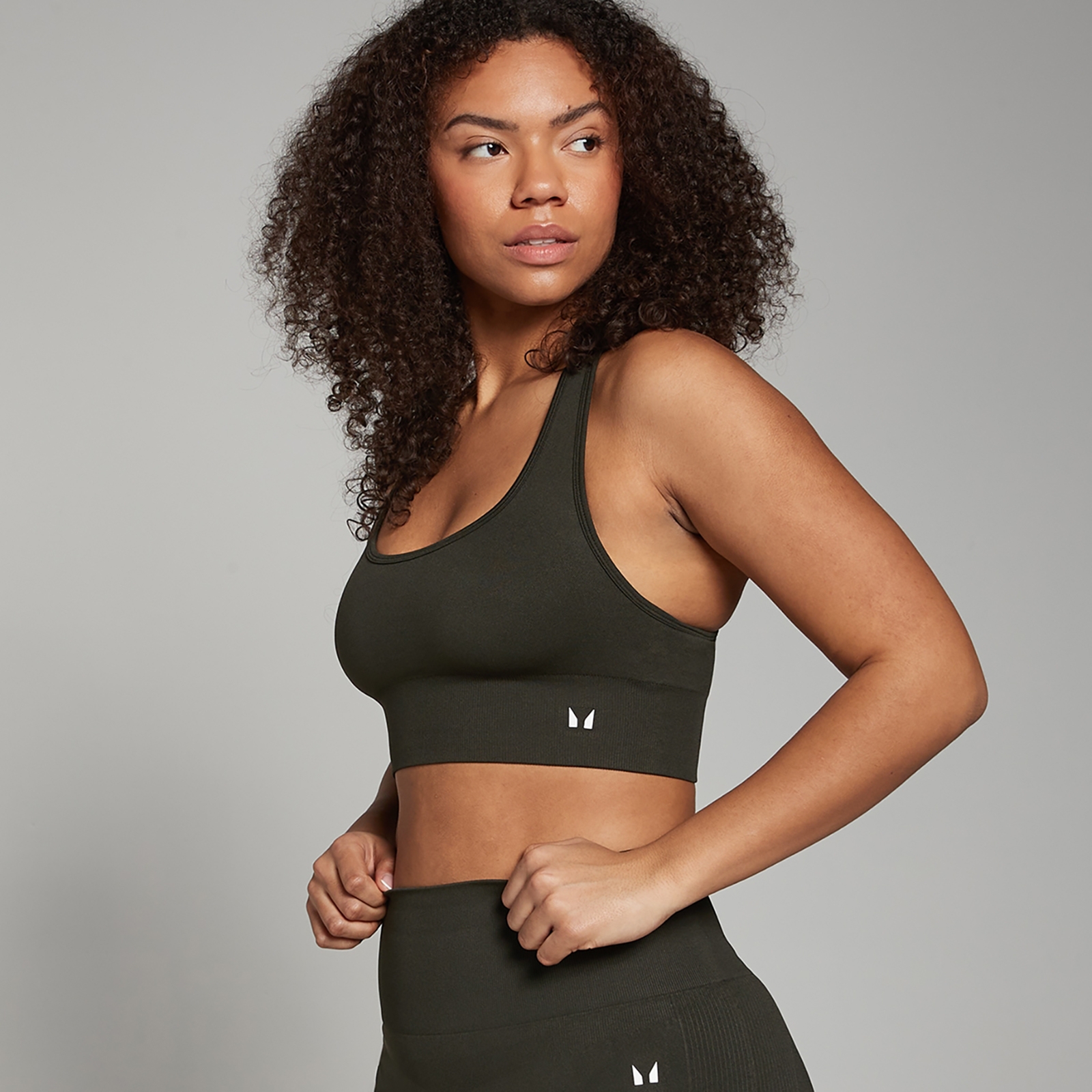 Nahtloser Sport-BH Damen - Verstellbare Träger, 3/4-Cup