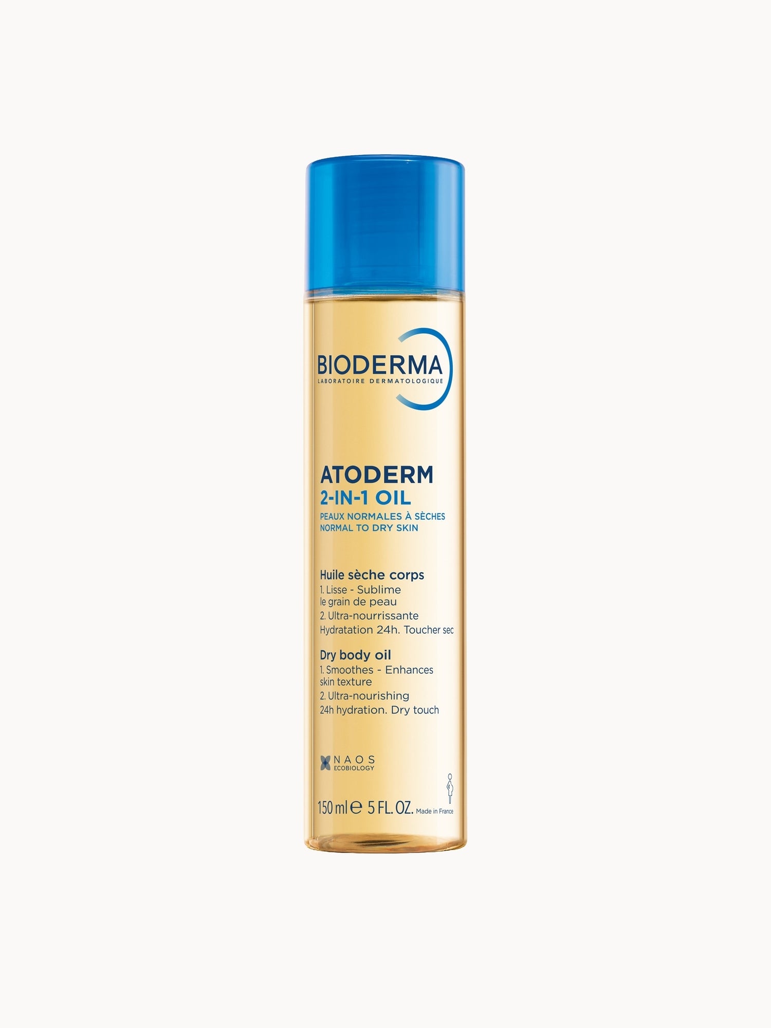 Bioderma Atoderm 2-in-1 Dry Body Oil for 24h Hydration 150ml