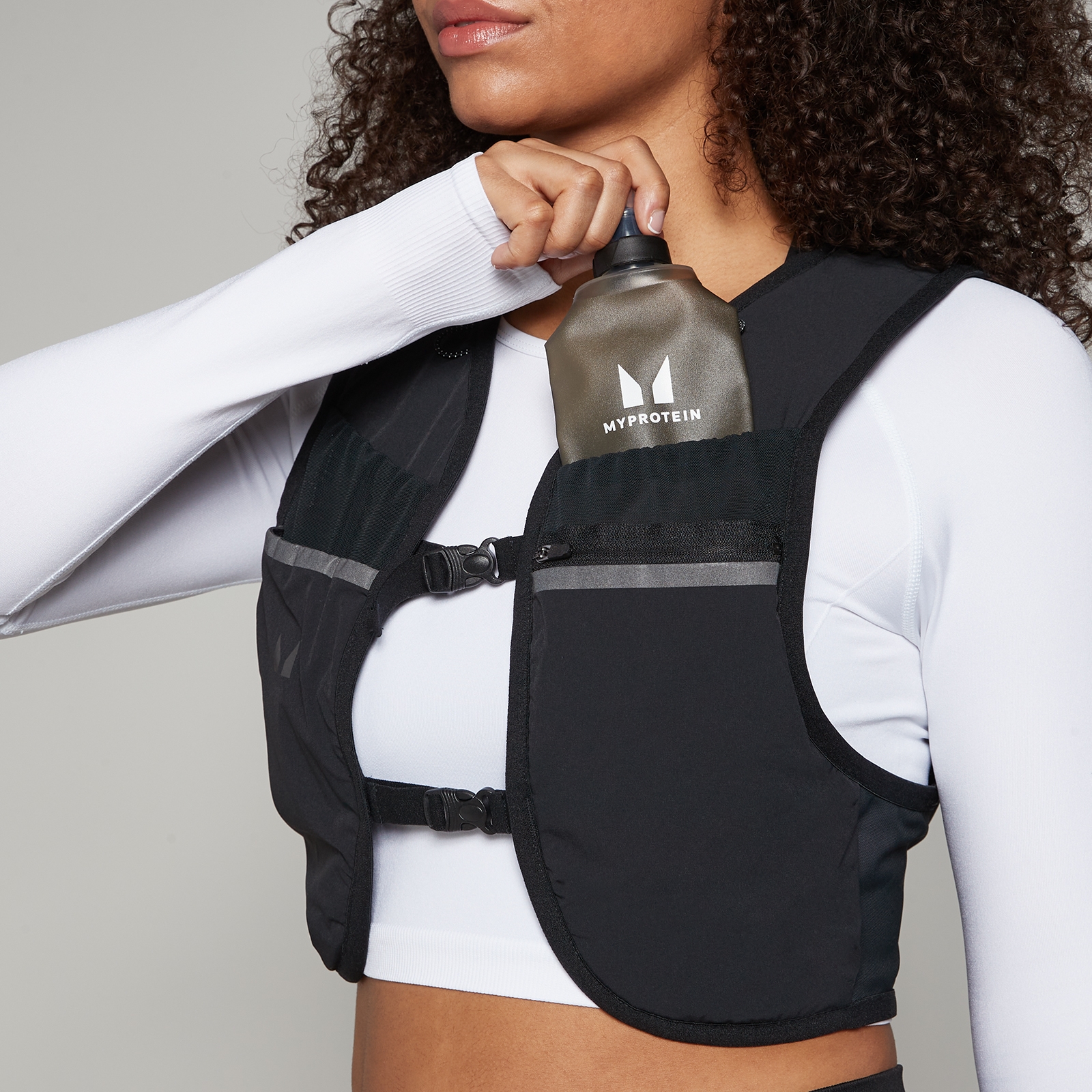 MYPROTEIN - きみ マイプロテイン ソフト ランニング ボトル - ブラック | Myprotein