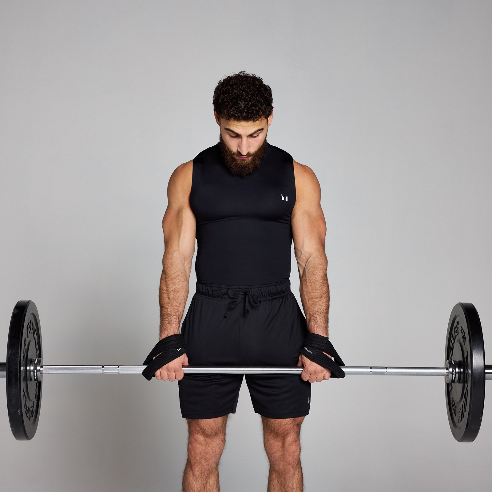 マイプロテイン 8kg マイプロテイン 8の字 リフティング バンド - ブラック | Myprotein