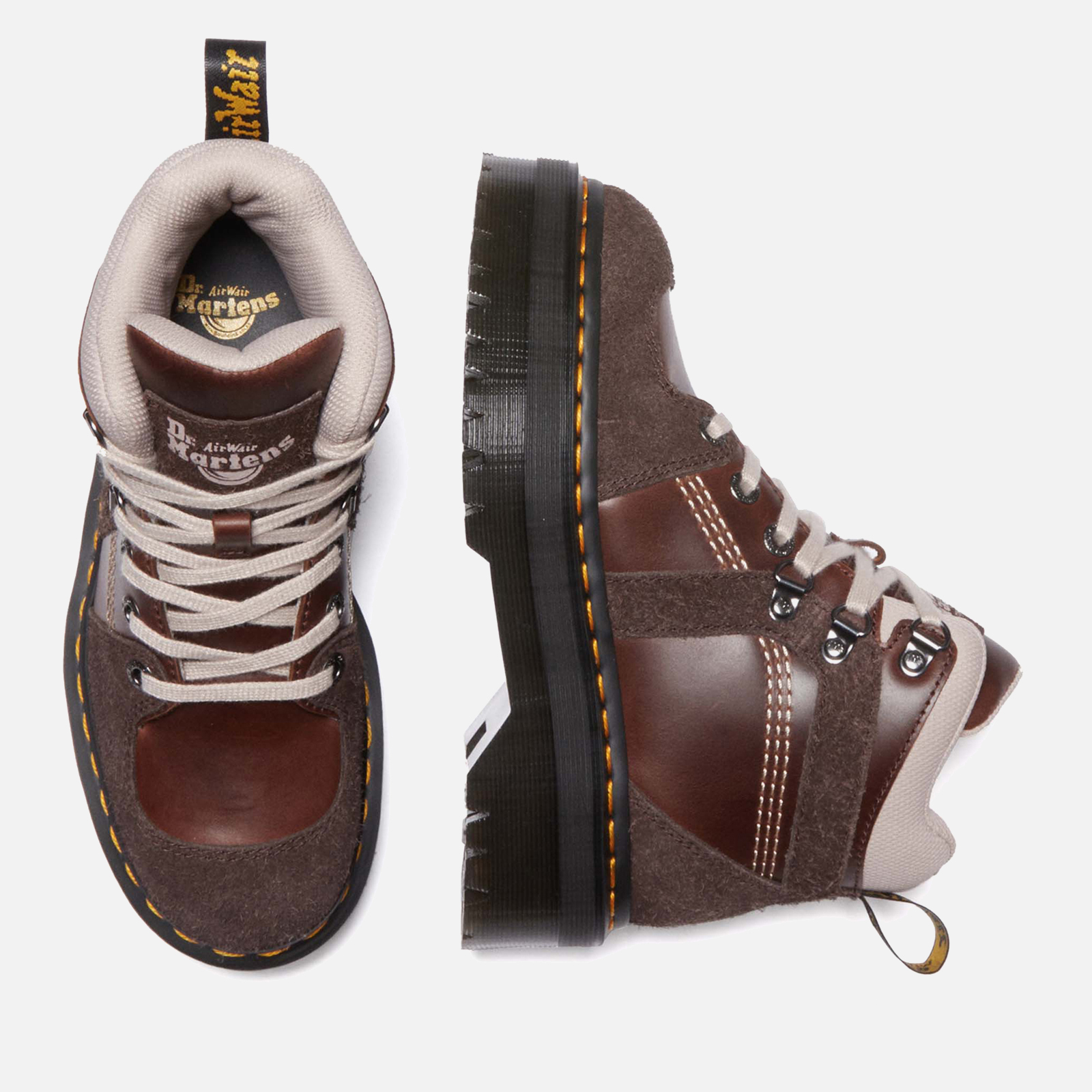 Dr. Martens Zuma Leather Hiking Style Boots UK 3 Allsole