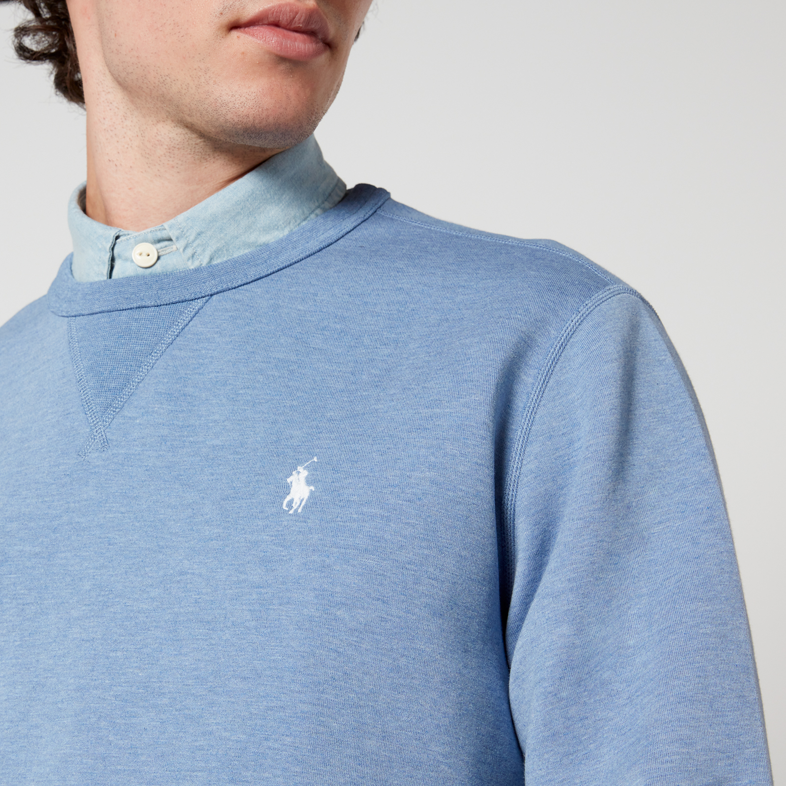【送料&関税込】Polo Ralph Lauren Pullover POLO RALPH LAUREN ESTATE-RIB COTTON PULLOVER | Black Men's