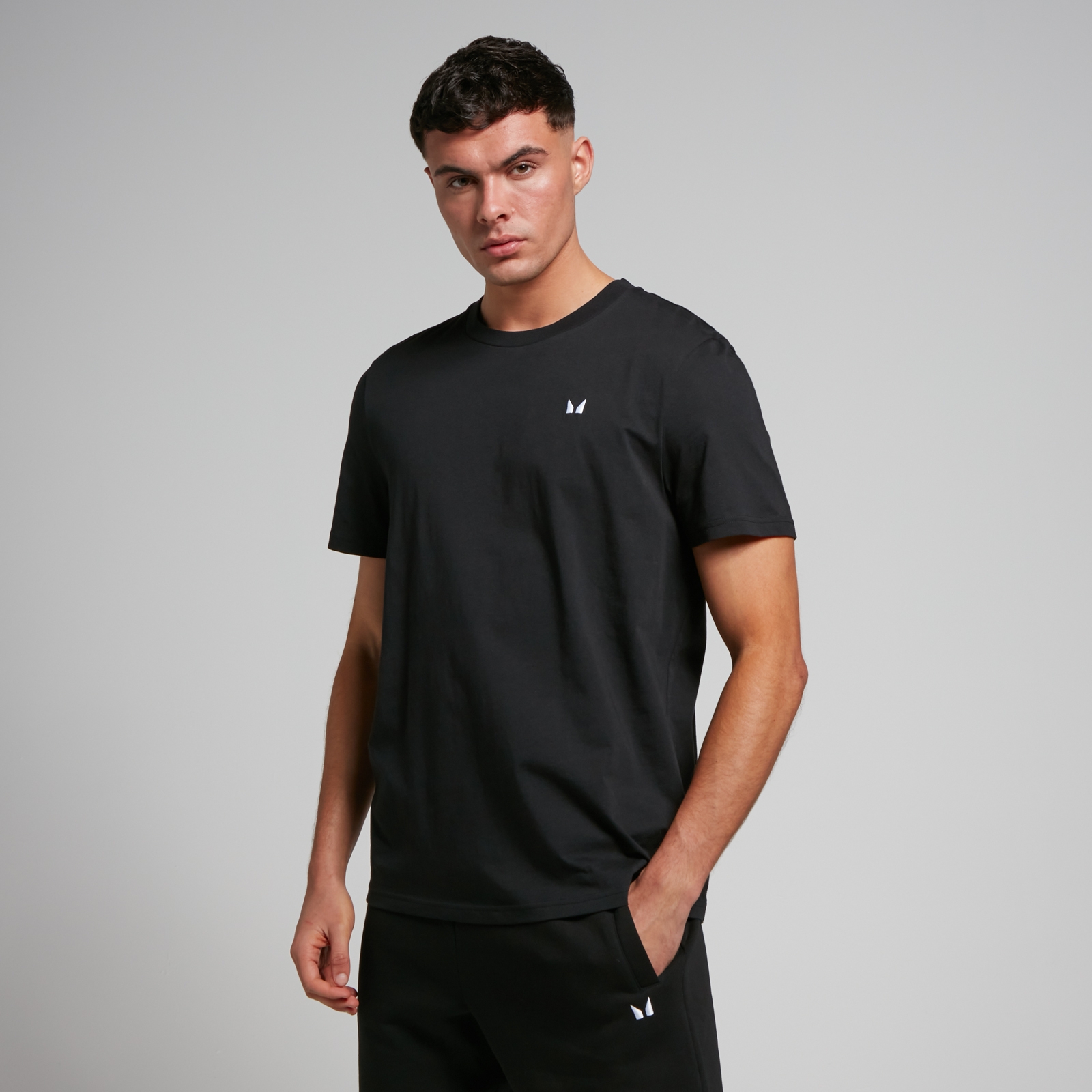 若者に人気のブランド MP メンズ レスト デー ショートスリーブ Tシャツ - ブラック ウェア