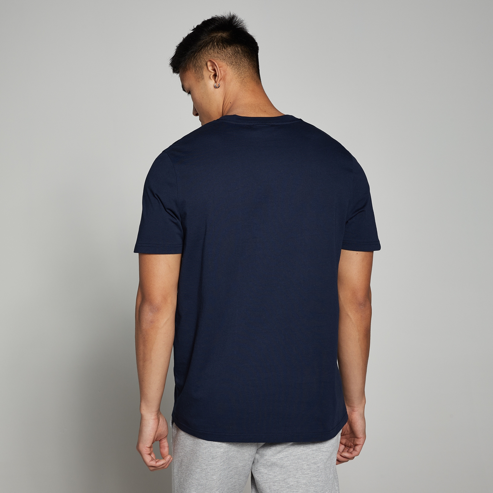 値下げ！DEMYLEE ネイビー パフスリーブ Tシャツ M ショートスリーブTシャツ ユニセックス 157－3 ネイビー