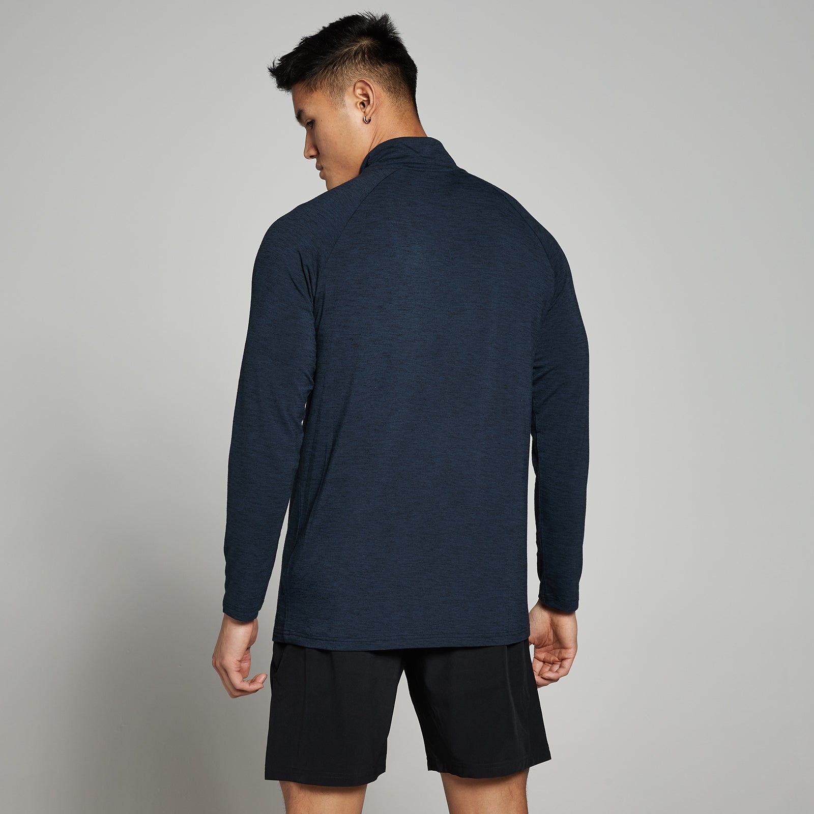 BYLT Veste Homme Grand Gris Magnétique Performance 1/4 Zip