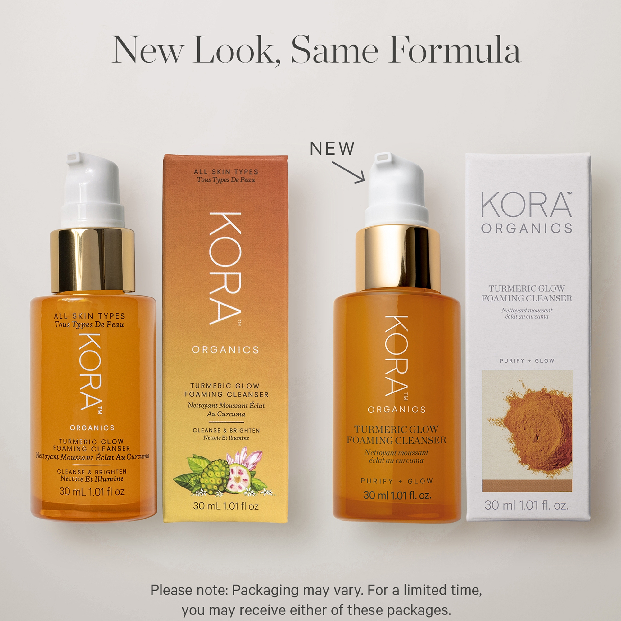 Kora Organics Turmeric Glow Foaming Cleanser 30ml | LOOKFANTASTIC
