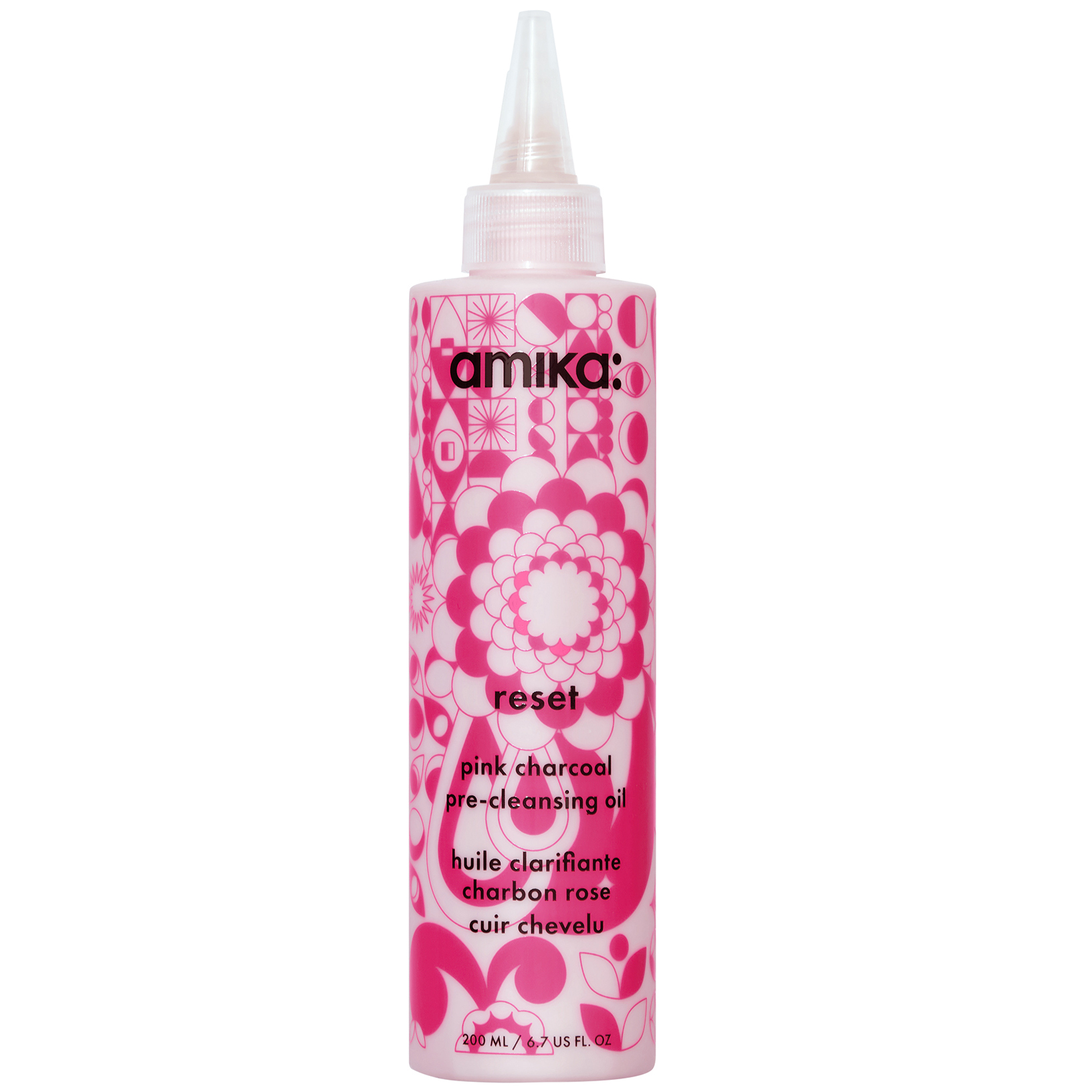 cult amika Reset Pink Charcoal Scalp Cleansing Oil
