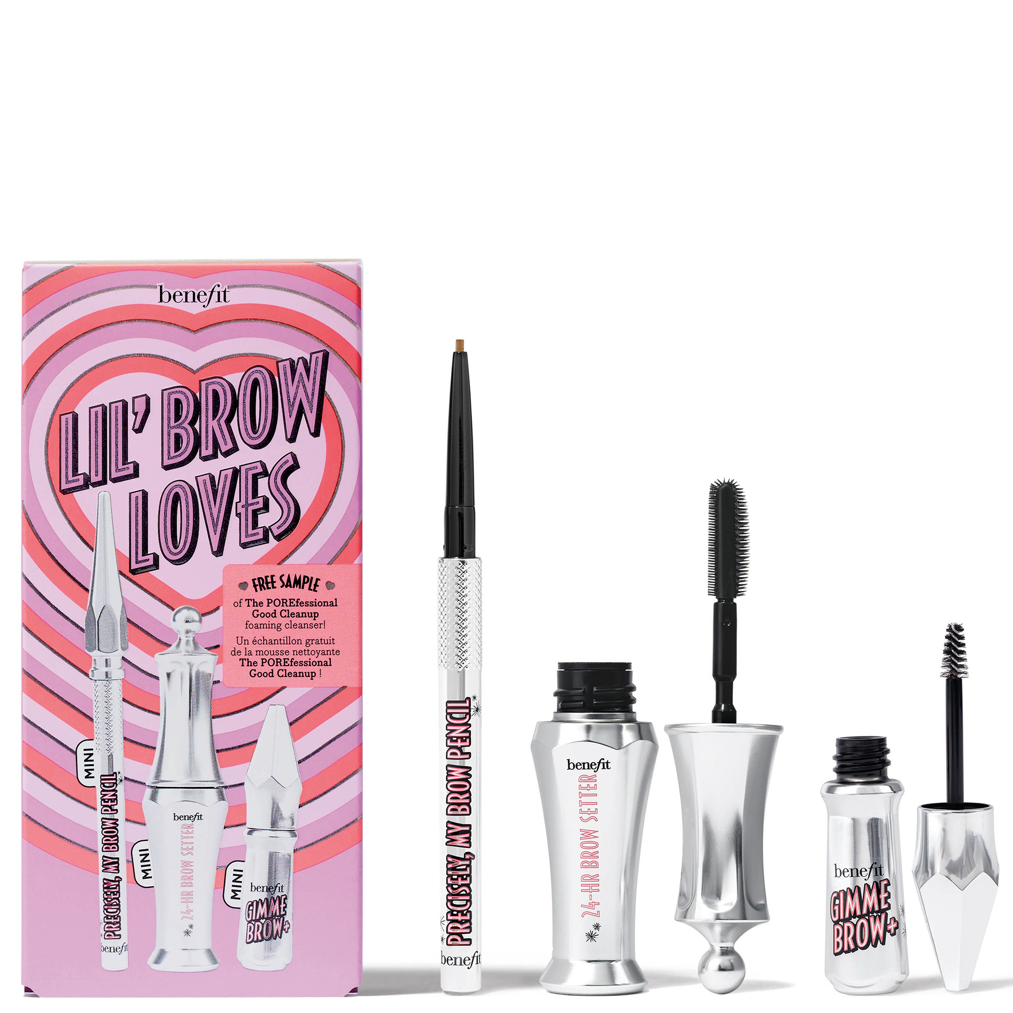 cult benefit Lil' Brow Loves Mini Brow Set (Various Shades)