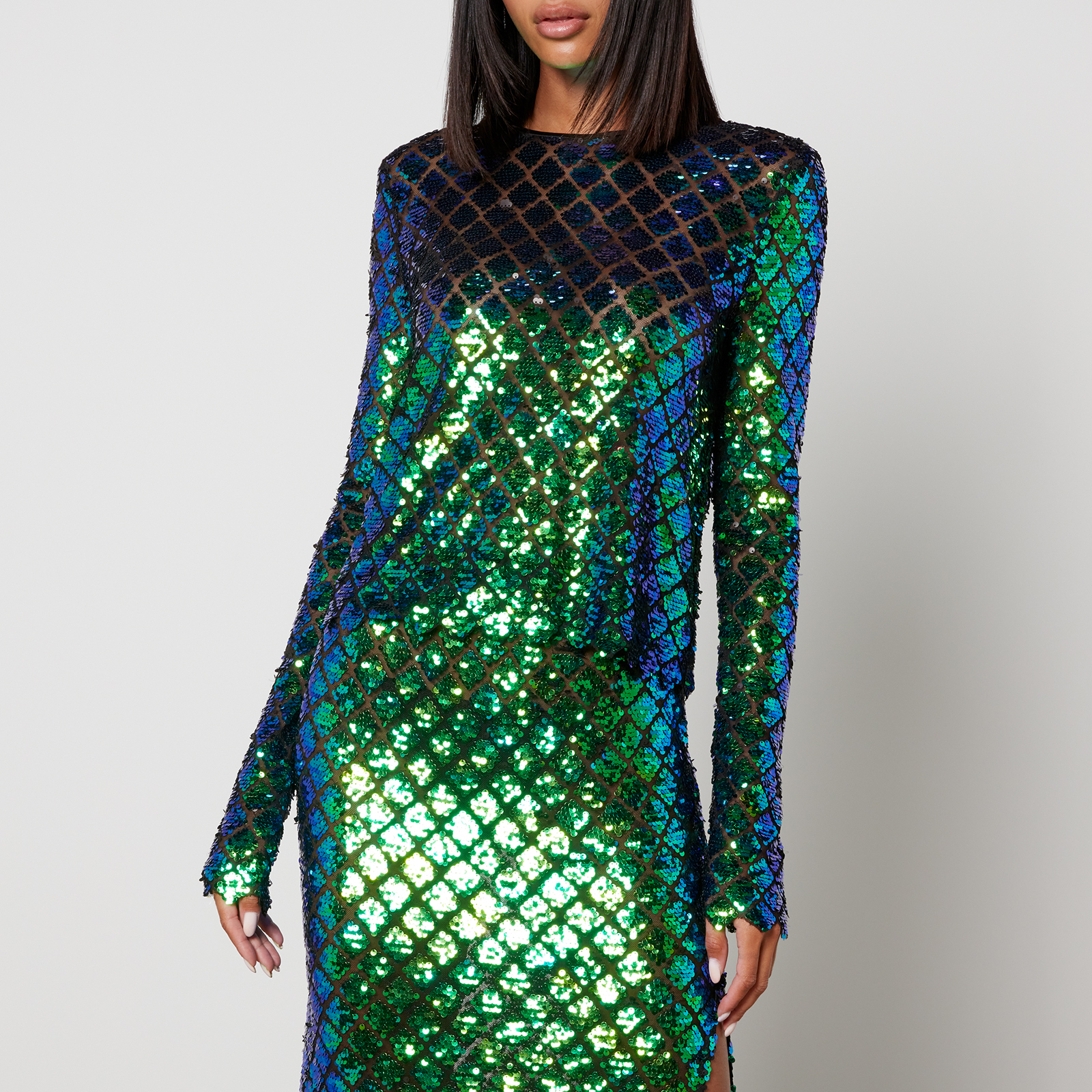 Stella Nova Xenia Sequined Mesh Top - DK 34/UK 8 | Coggles