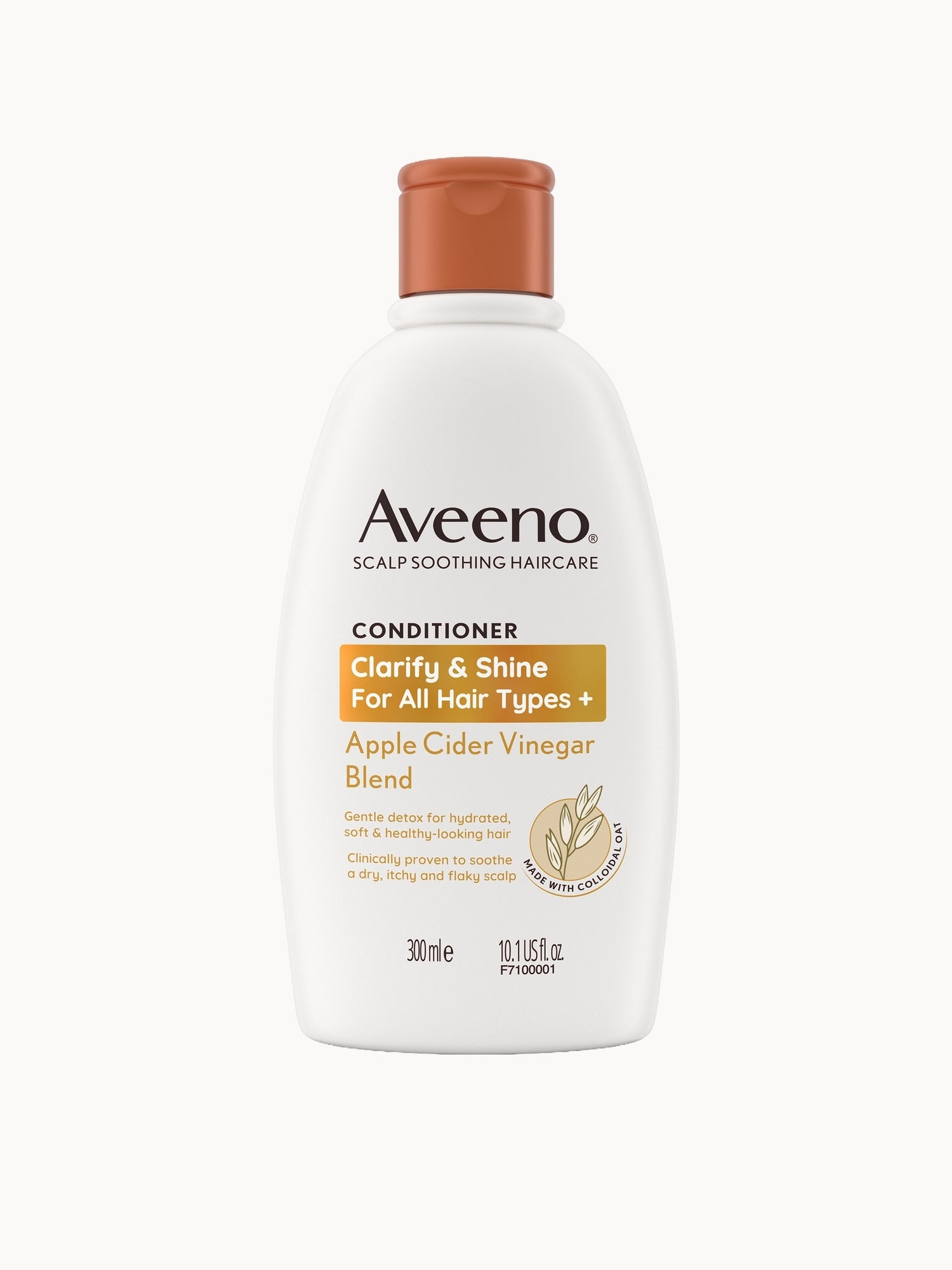 Aveeno Haircare Clarify and Shine+ Apple Cider Vinegar Conditioner 300ml