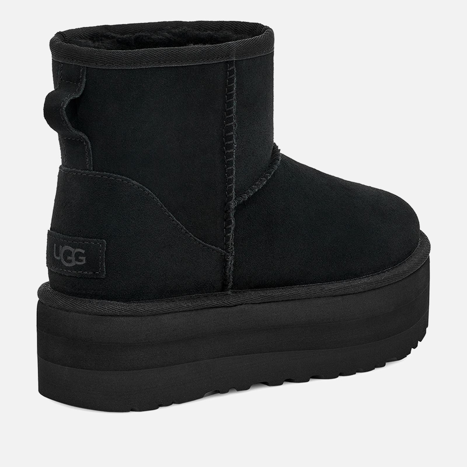 Ugg black biker on sale boots