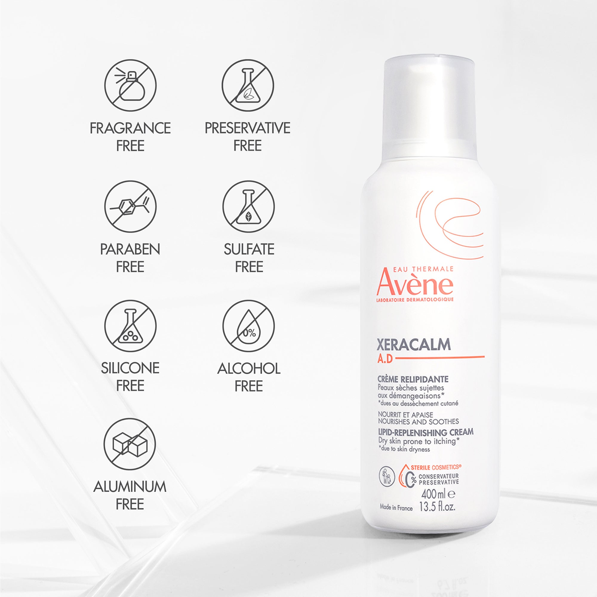 Avène XeraCalm A.D Lipid-Replenishing Cream (6.7 oz.) | Dermstore
