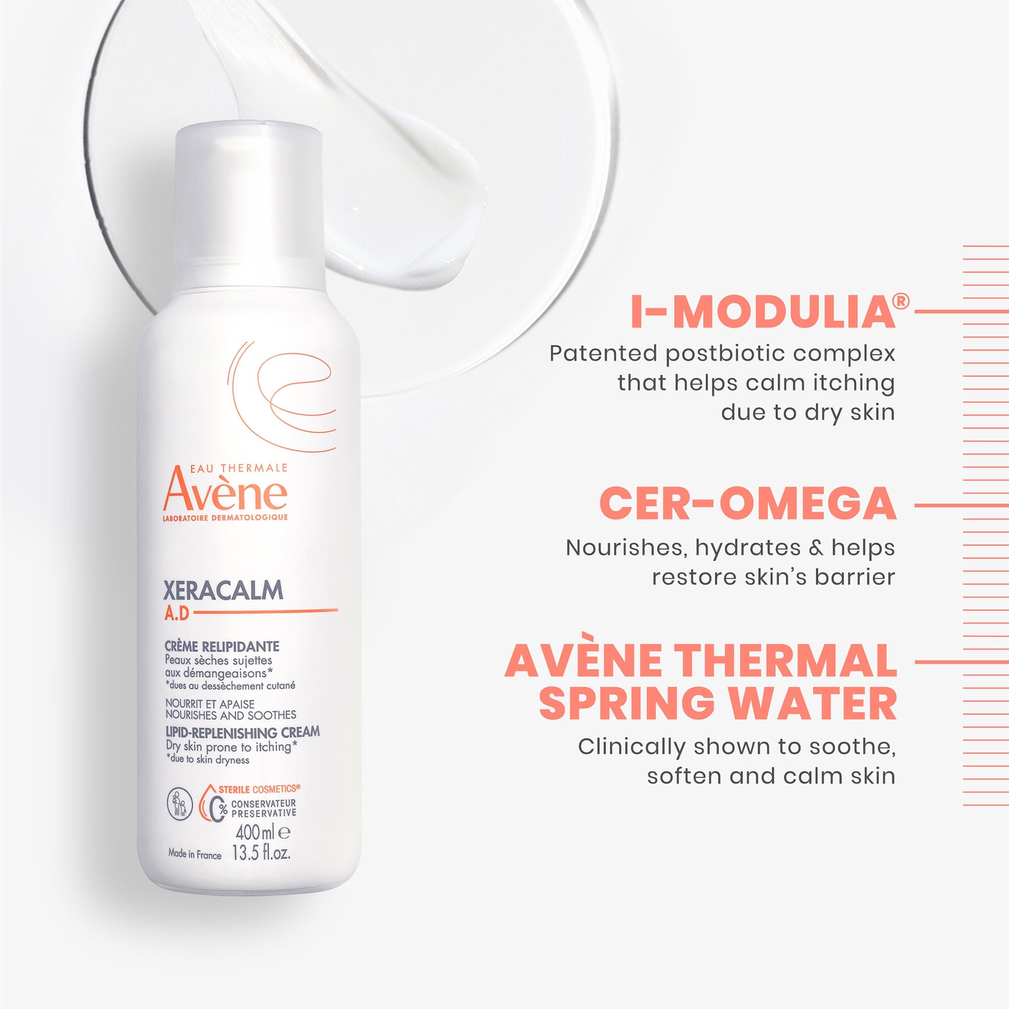 Avène XeraCalm A.D Lipid-Replenishing Cream (6.7 oz.) | Dermstore