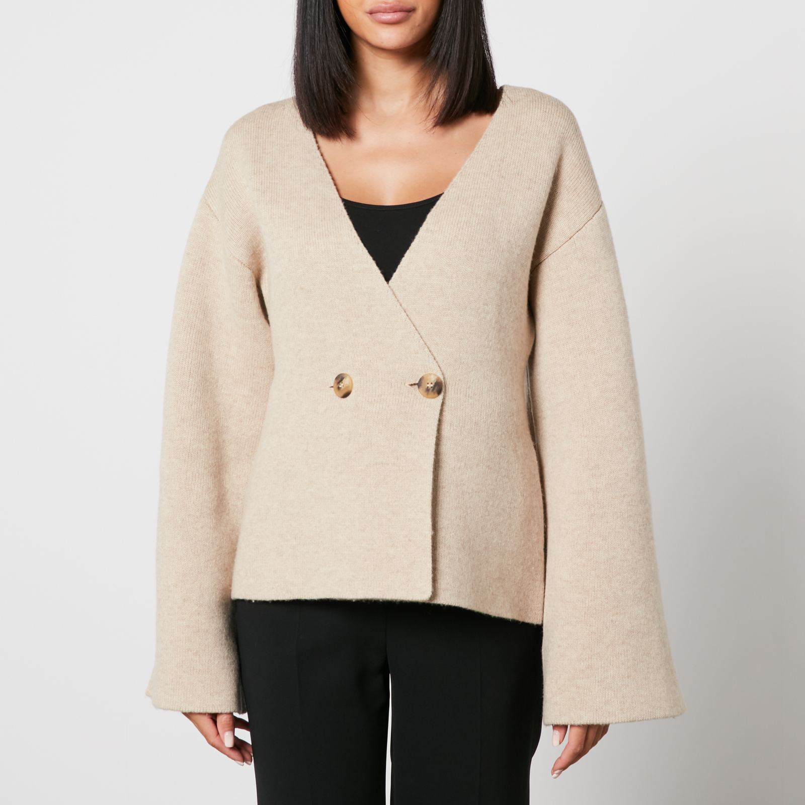 By Malene Birger Tinley Wool Blend Cardigan Coggles