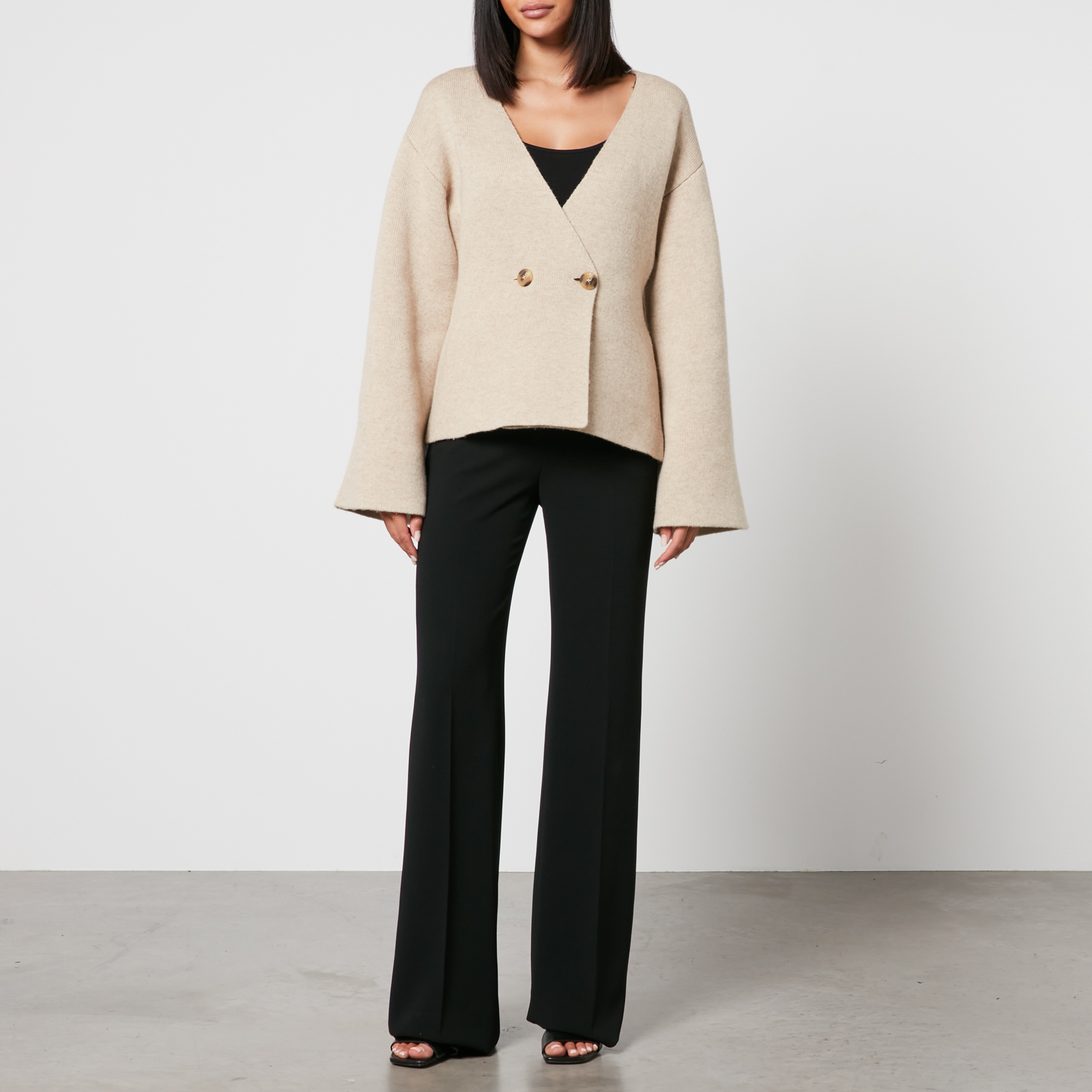 By Malene Birger Tinley Wool Blend Cardigan Coggles