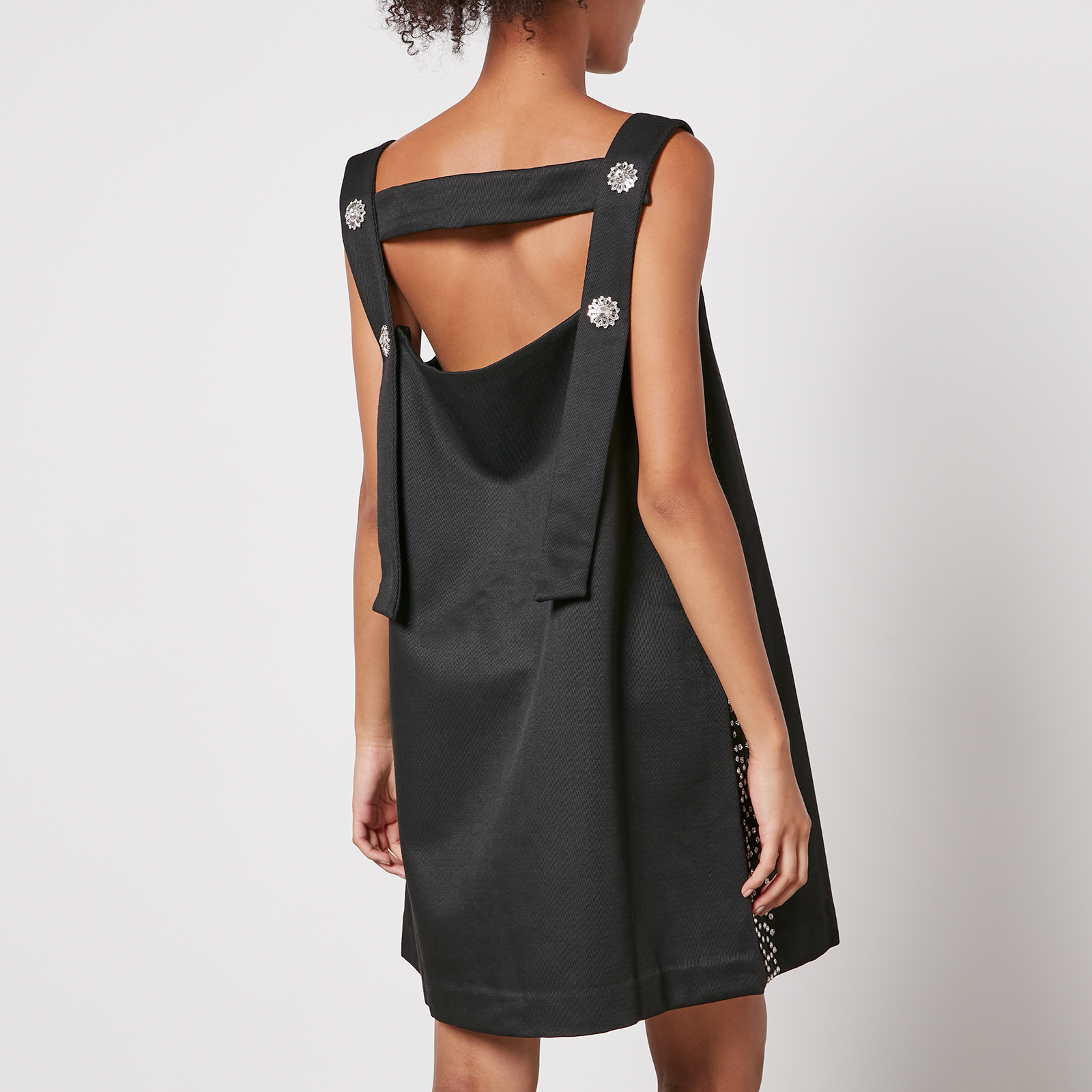 Stine Goya Nomi Embellished Twill Mini Dress - XS | Coggles