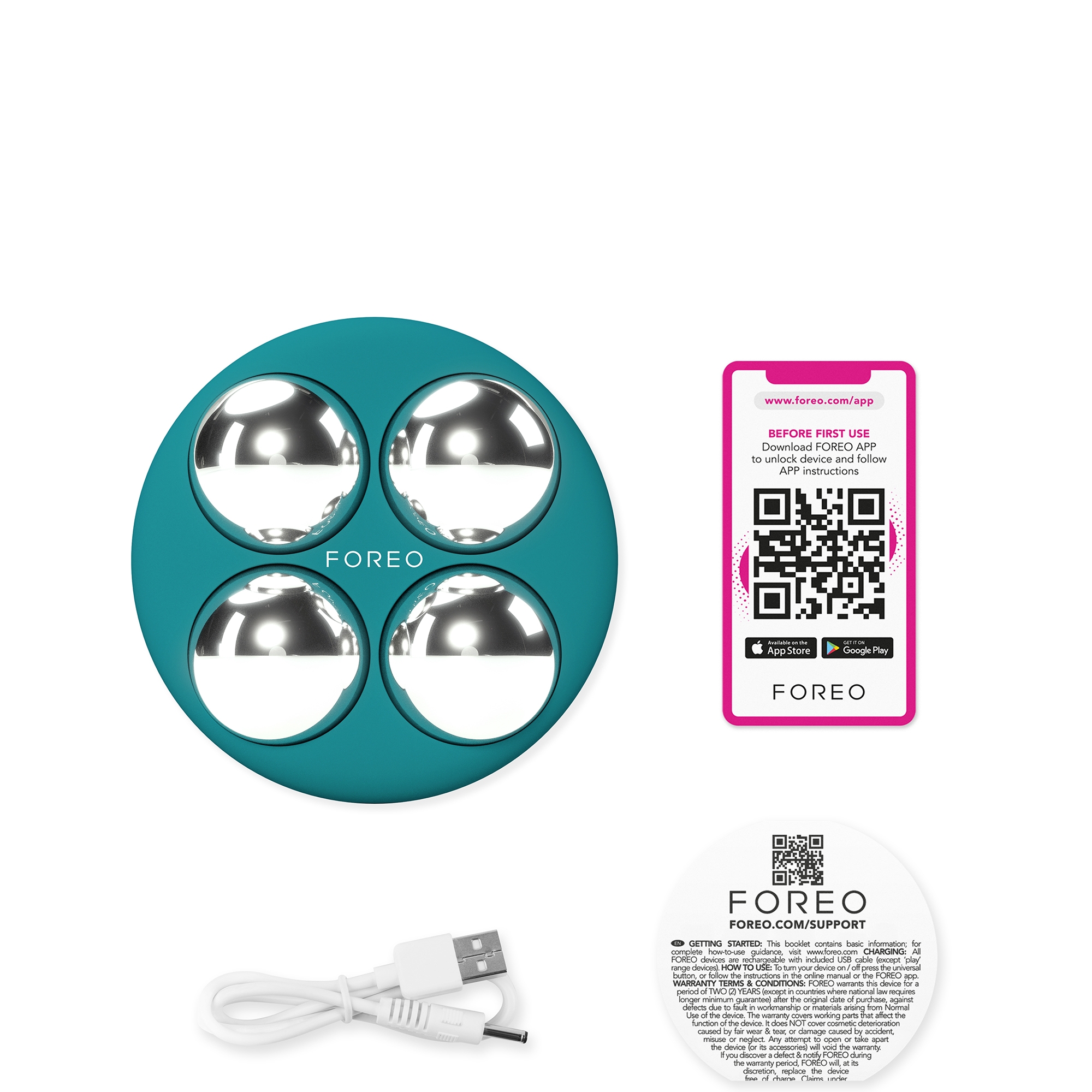 FOREO BEAR 2 Body Toning Device - Evergreen | Cult Beauty