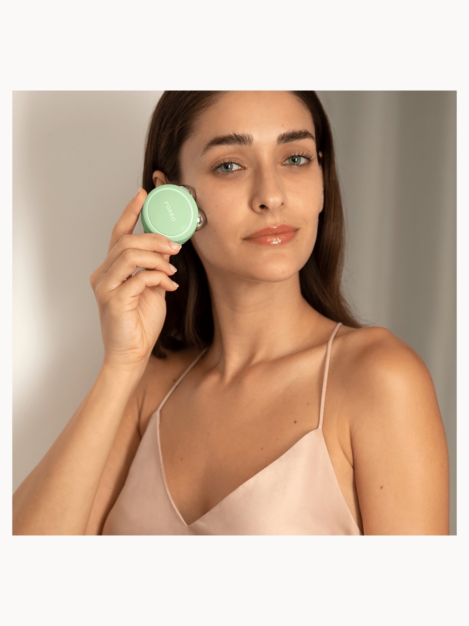 FOREO BEAR 2 Go Facial Toning Device - Pistachio | LOOKFANTASTIC