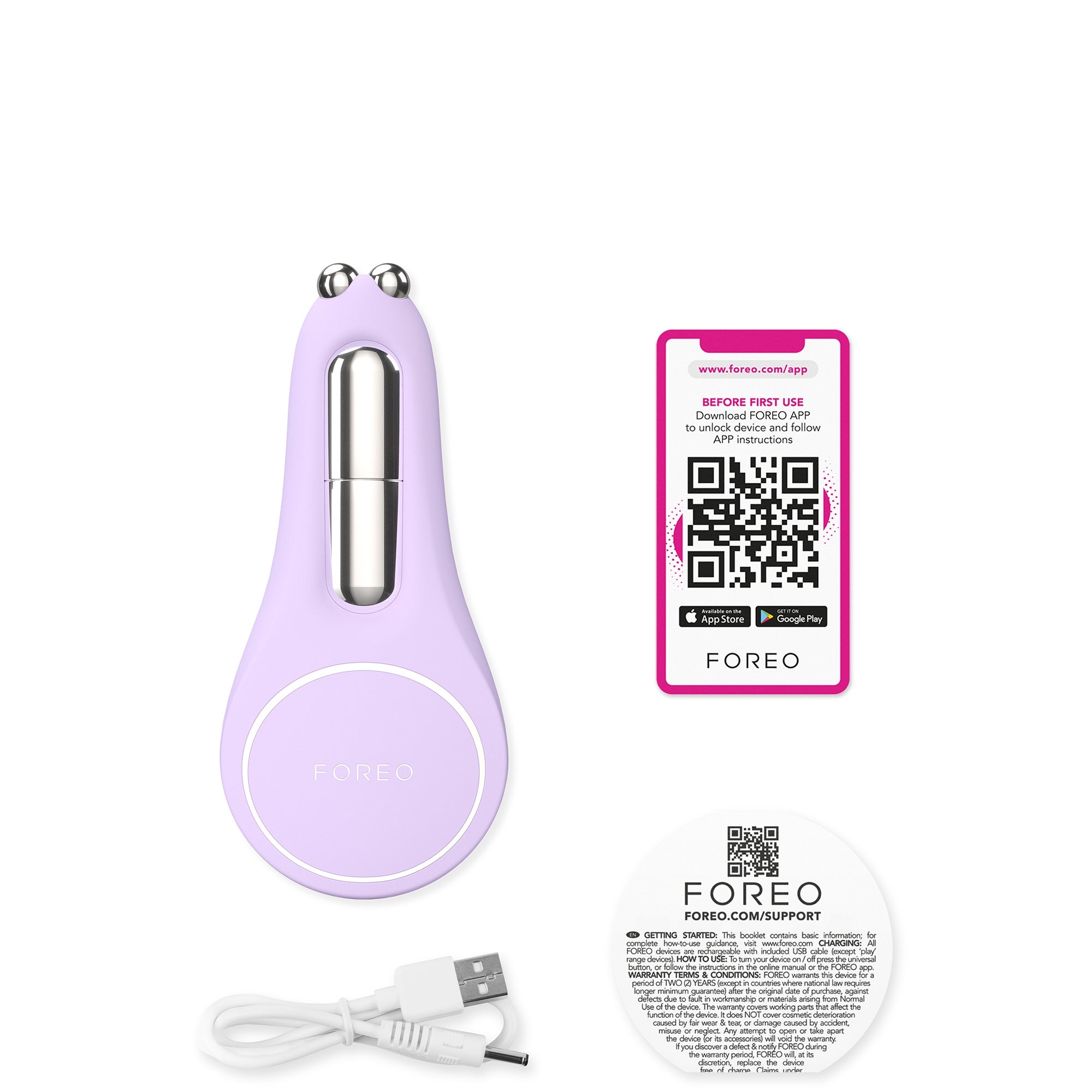 FOREO BEAR 2 Facial Toning Device for Eyes and Lips - Arctic Blue