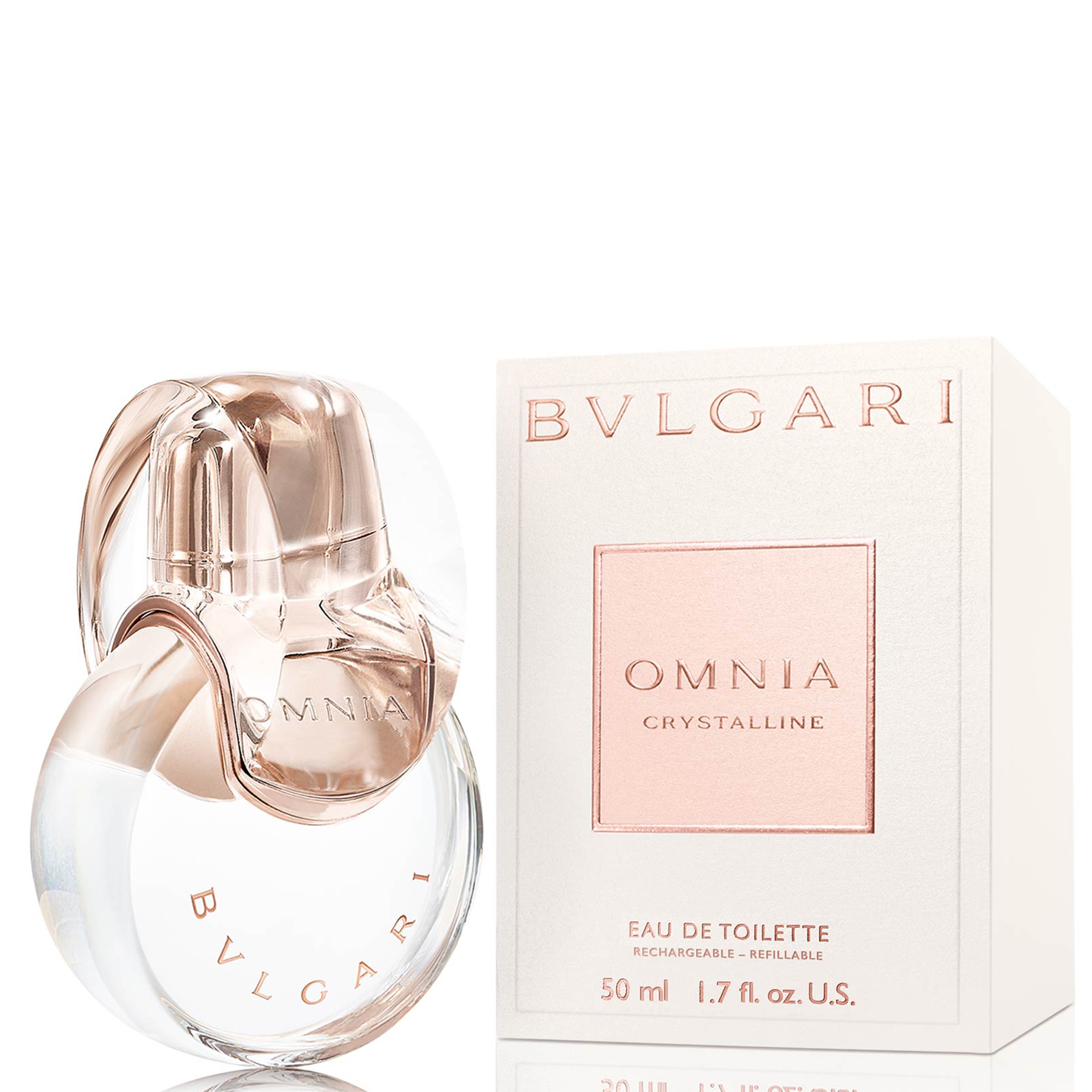香水(ユニセックス) BVLGARI OMNIA CRYSTALLINE 50ml BVLGARI Omnia Crystalline Eau de Parfum 50ml | LOOKFANTASTIC