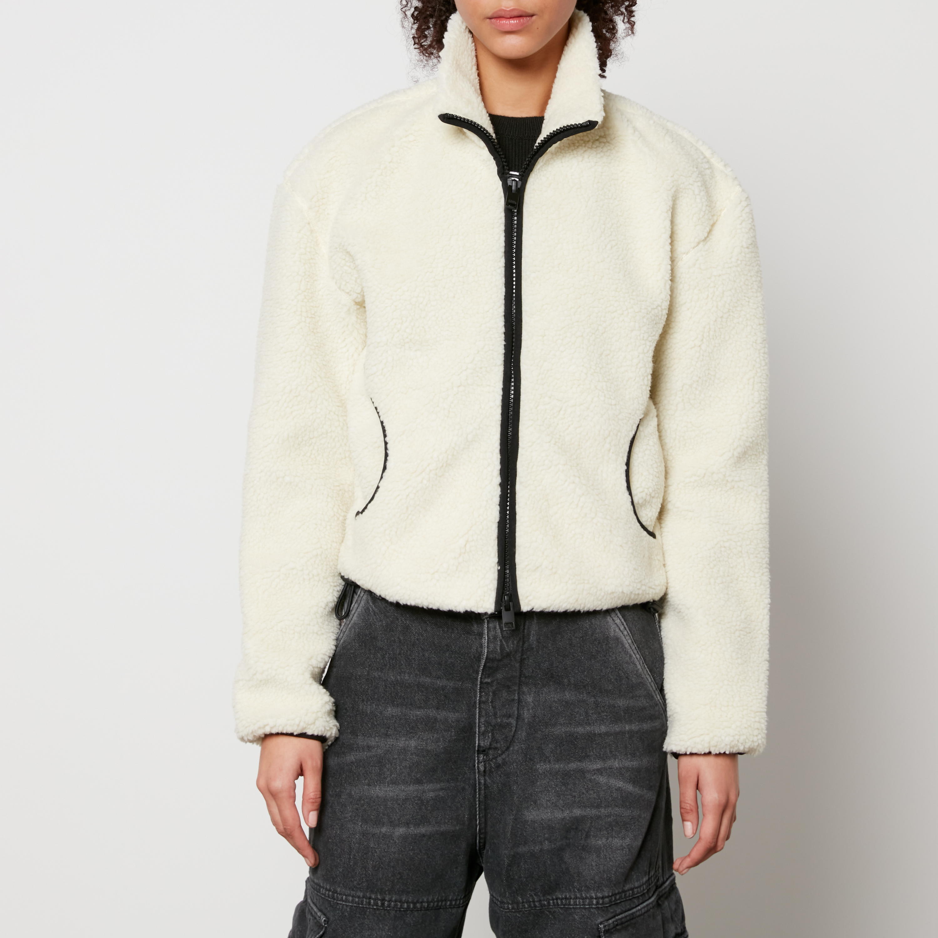 DIESEL ディーゼル ボアブルゾン Sサイズ オフホワイト