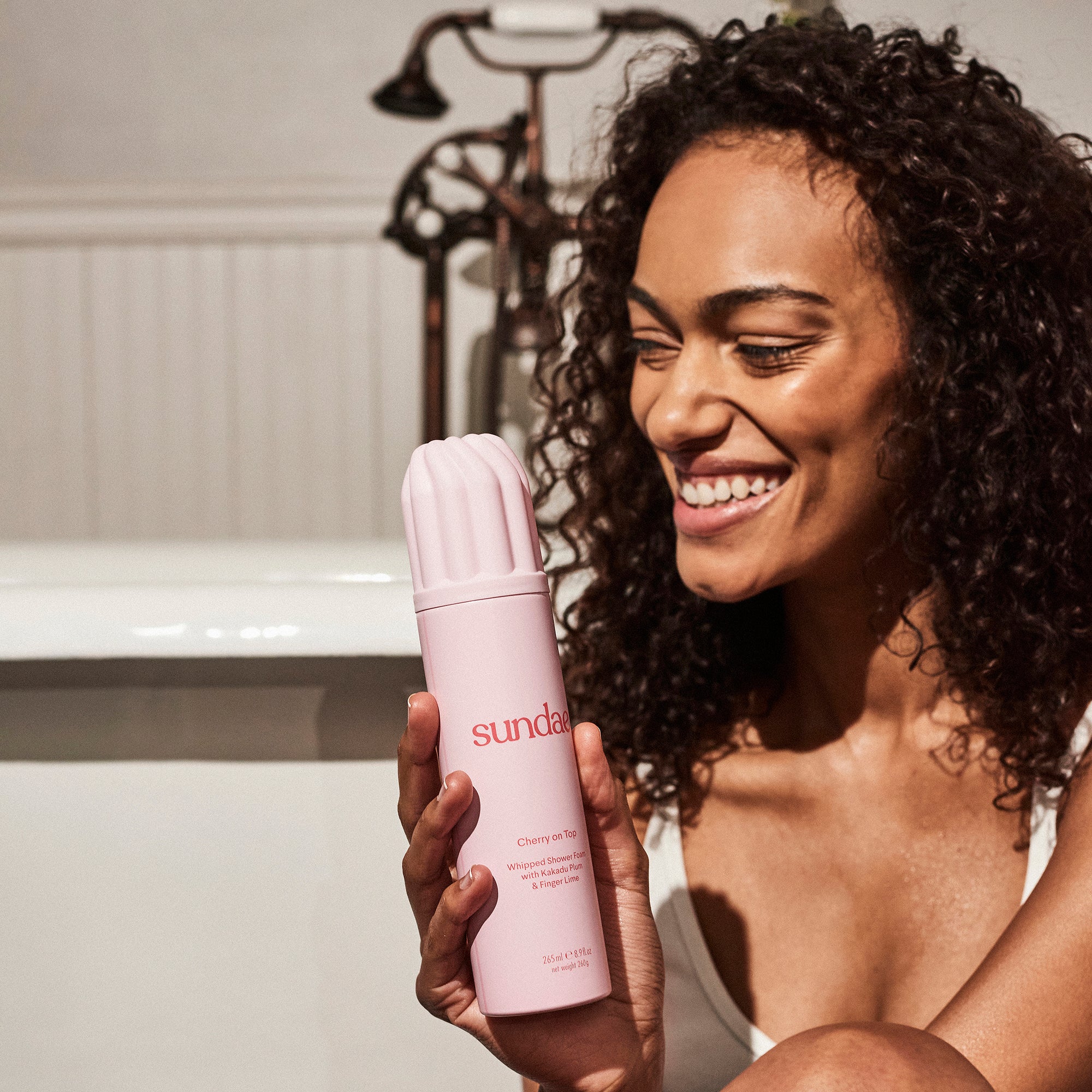 Sundae Body Cherry on Top Whipped Shower Foam with Kakadu Plum and