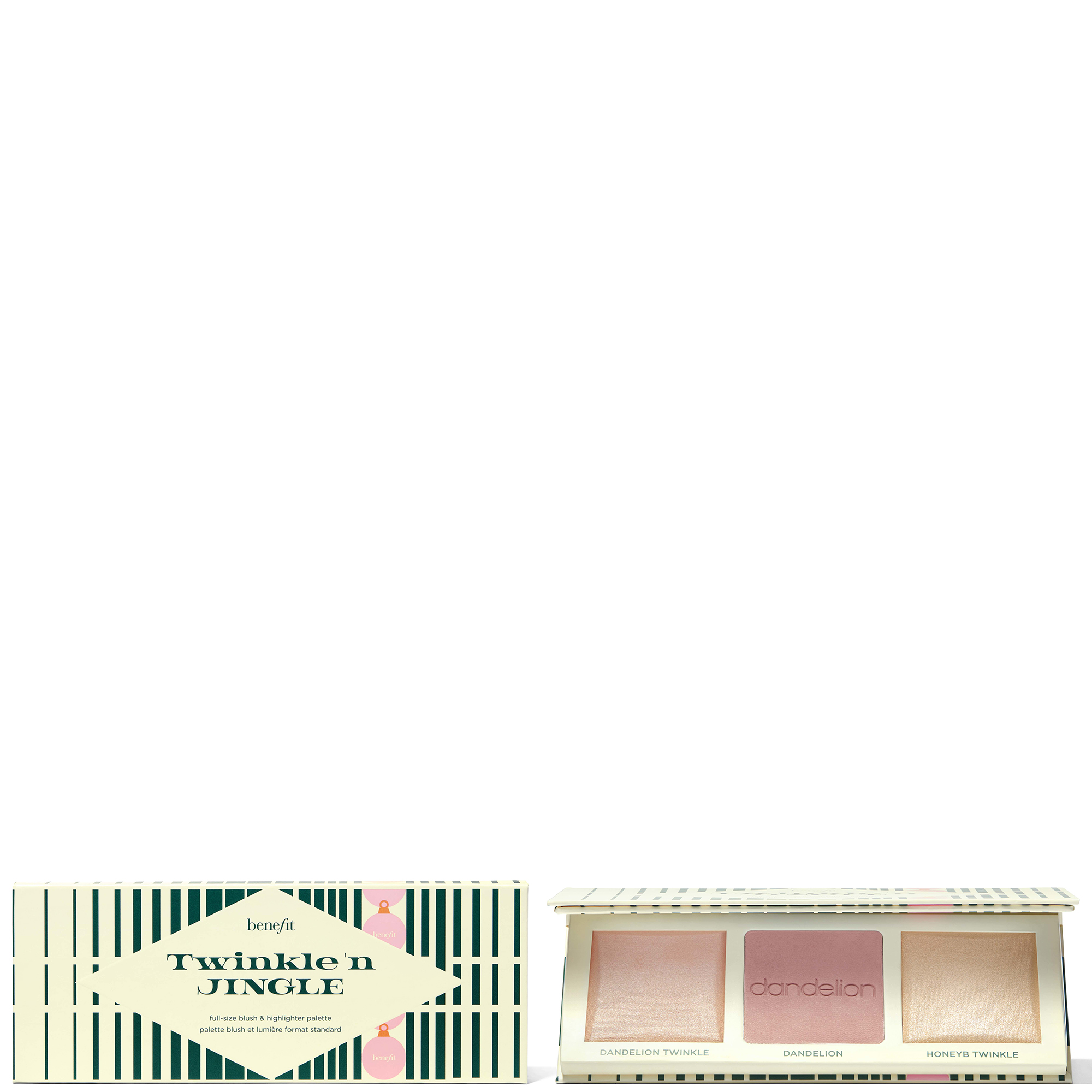 benefit Twinkle n Jingle Dandelion Blusher and Highlighter Palette