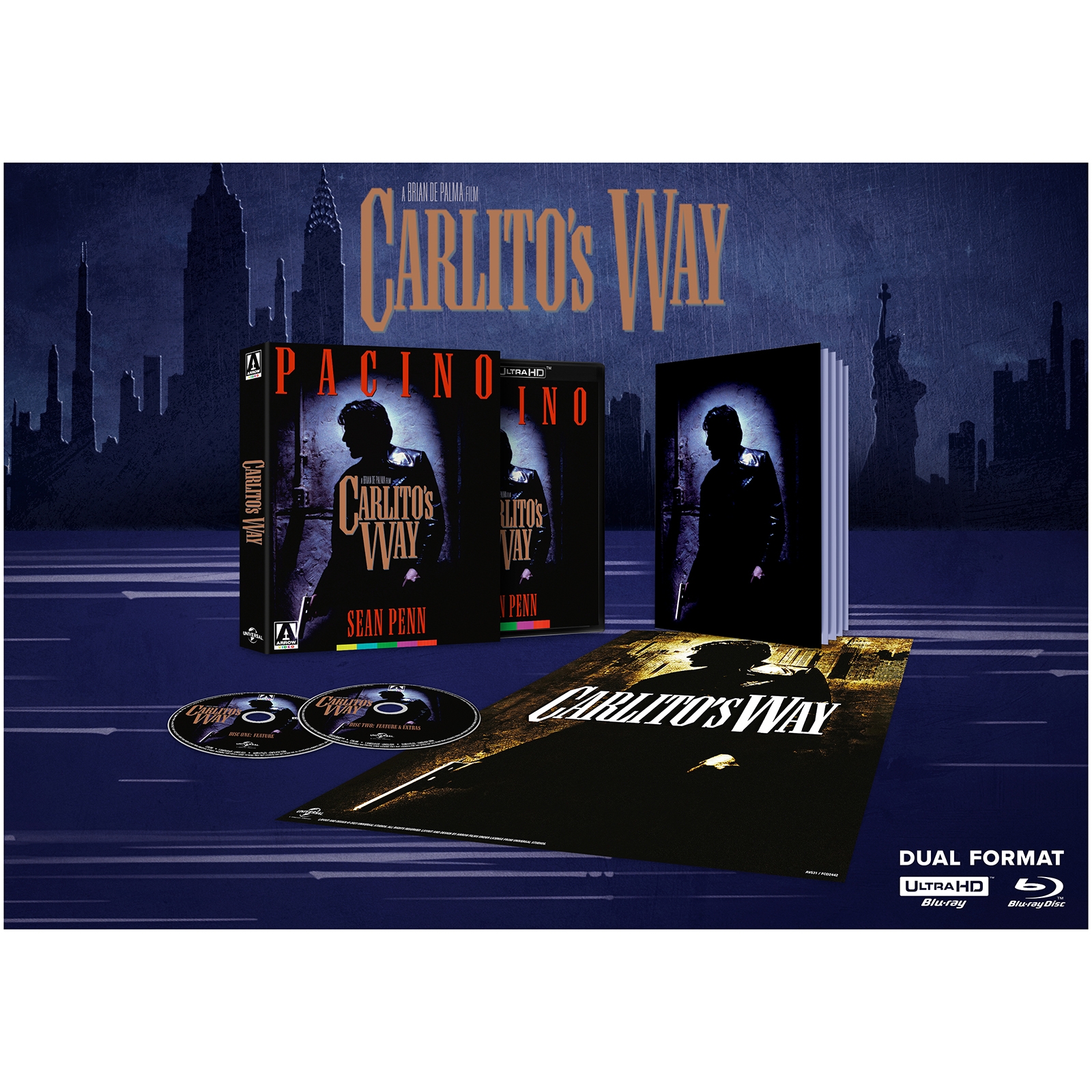 Carlito’s way 4K スチールブック　イタリア版 Carlito's Way | Original Artwork Slipcase | Arrow Store