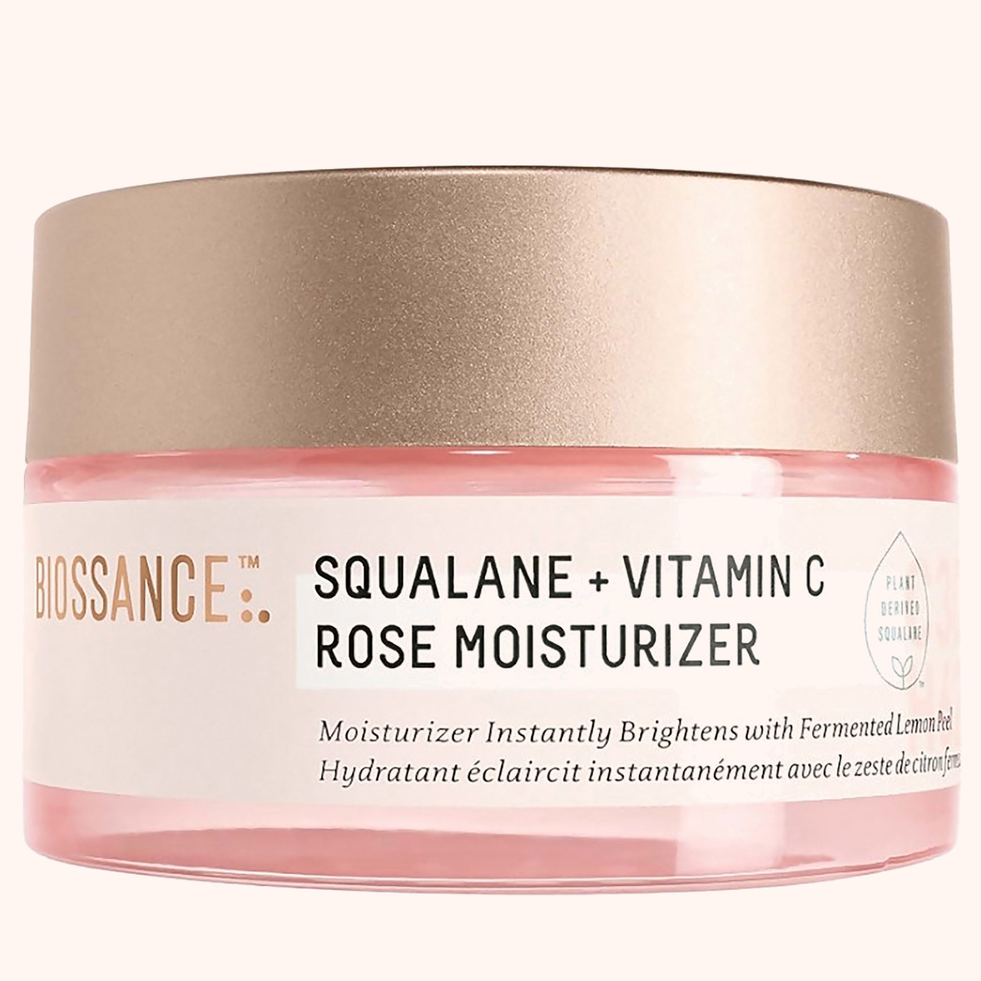 Squalane and Vitamin C Rose Moisturiser with Vegan Lip Balm