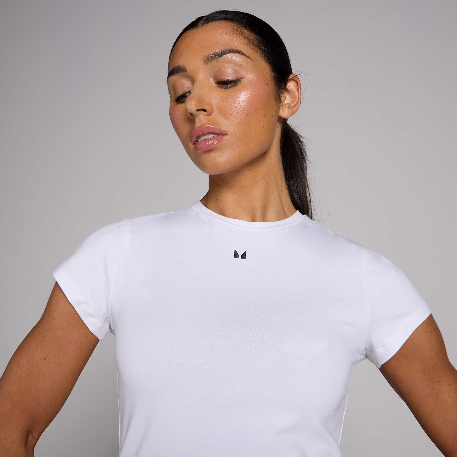 MP レディース ベーシック ボディ フィット ショートスリーブ Tシャツ