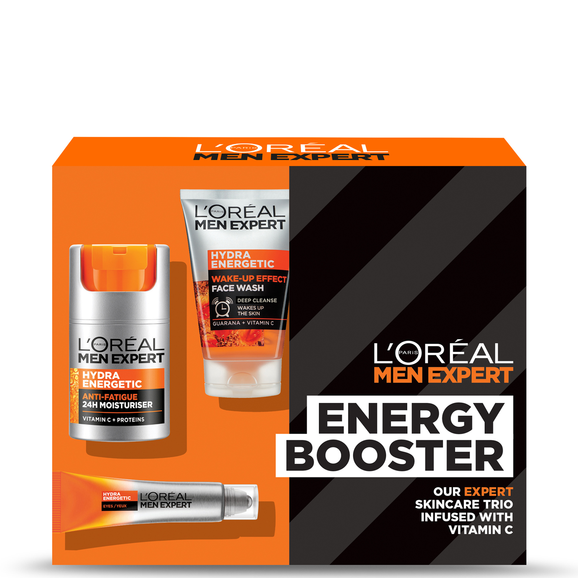 L'Oréal Paris Men Expert Energy Booster Trio Gift Set | LOOKFANTASTIC
