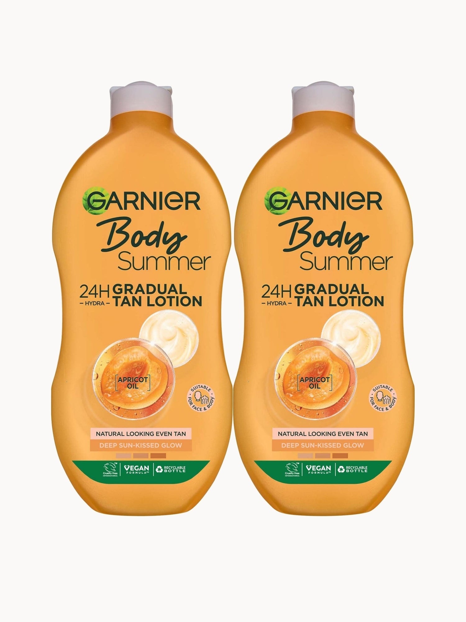 Garnier Summer Body Gradual Deep Tan Moisturiser Duo