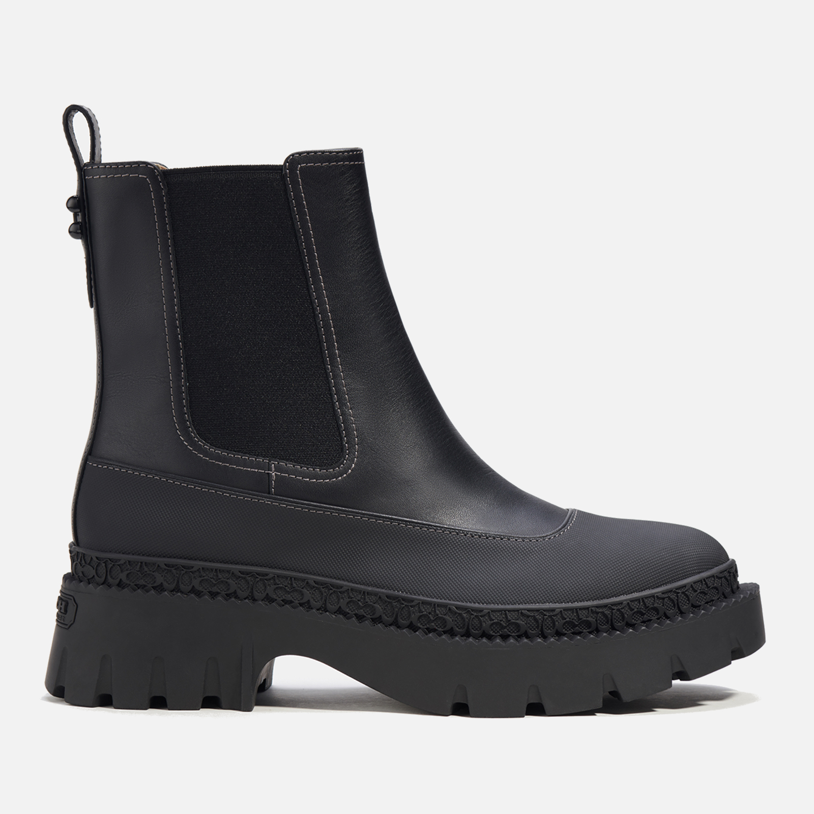 Coach Jayla Leather Chelsea Boots - UK 3 | Coggles