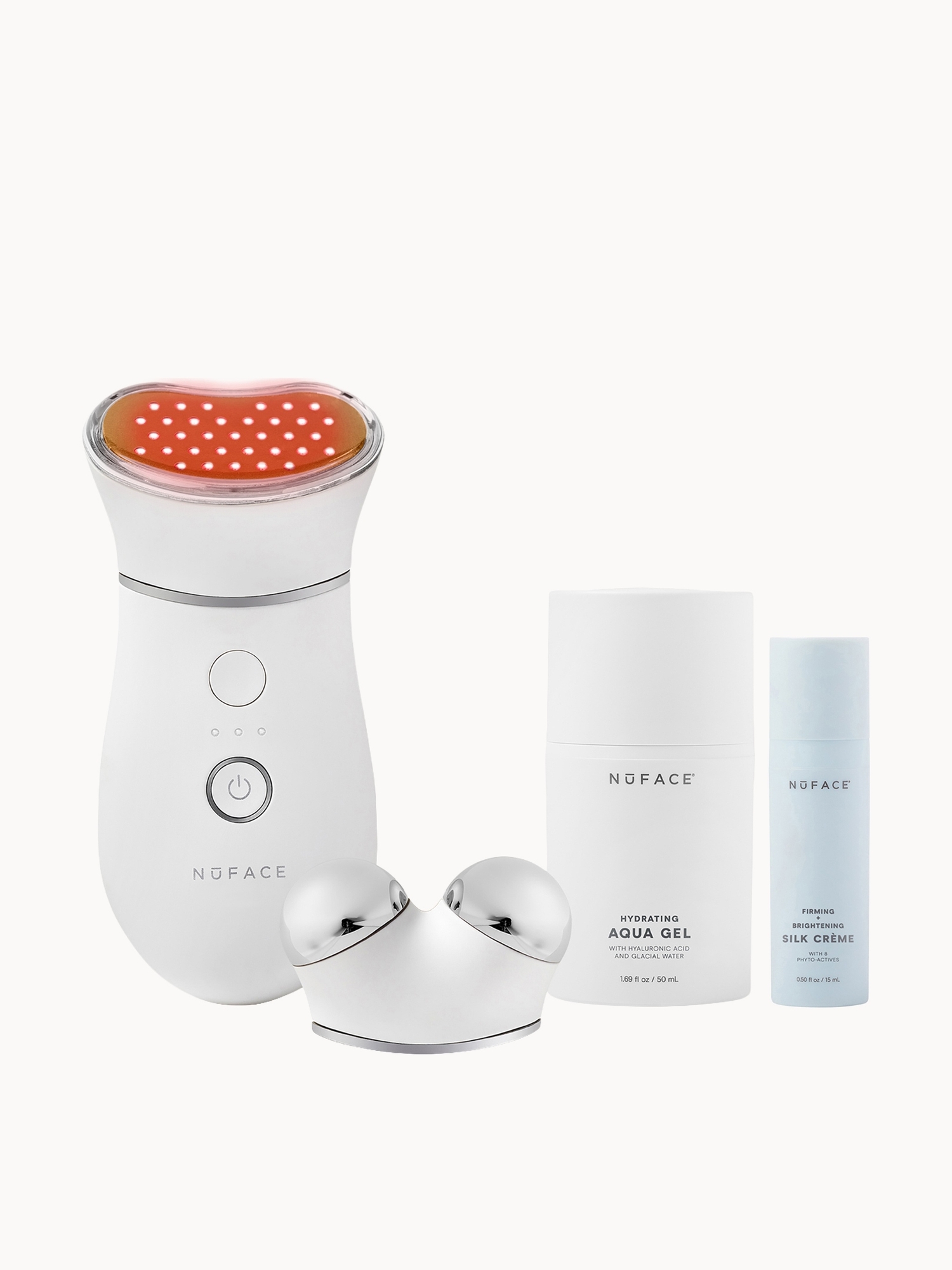NuFACE: NuFACE Trinity+ LED and Wrinkle Reducer Attachment Set
