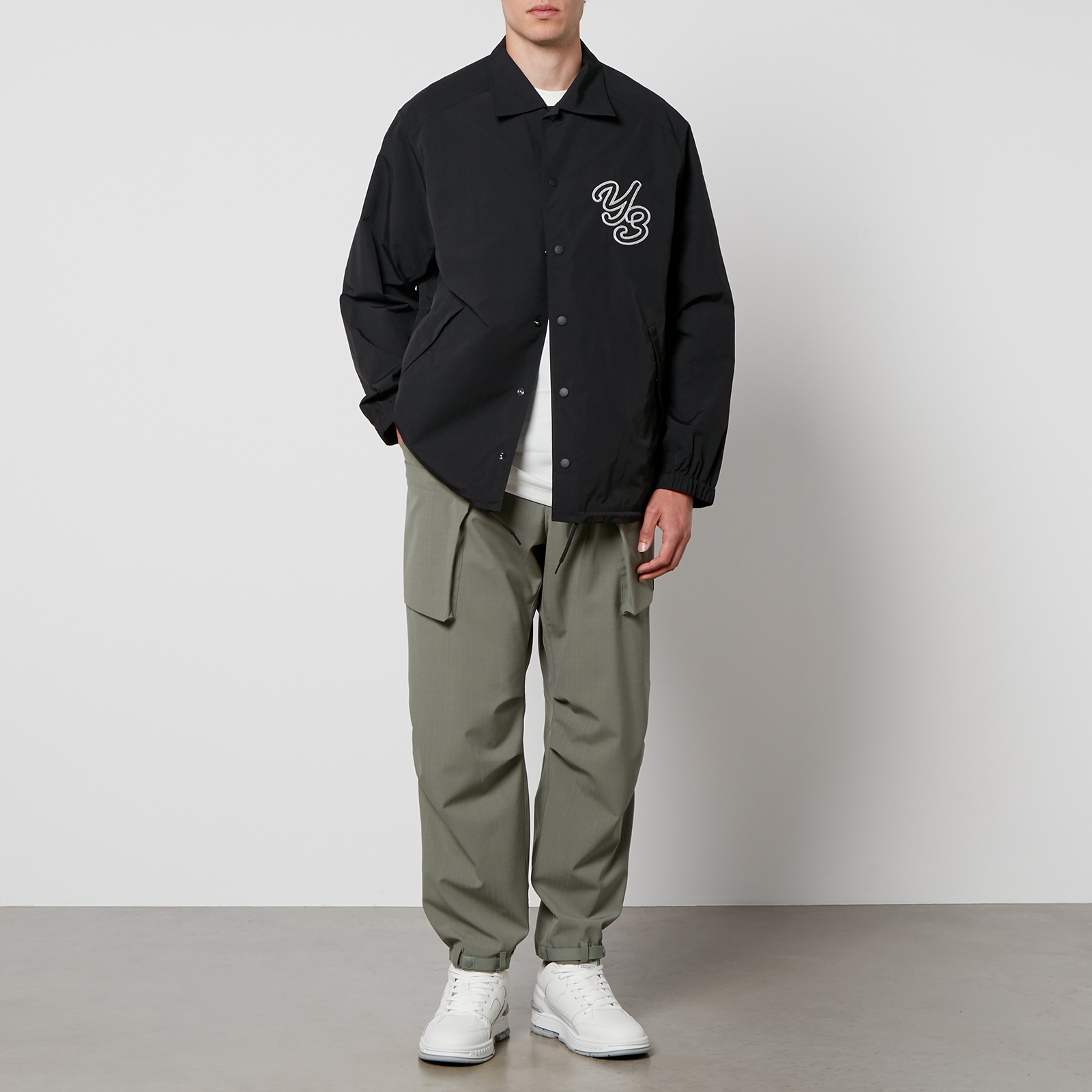 ヒコロヒー単独「CAESEYO Nylon coach jacket」 Y-3 Recycled Nylon Coach Jacket - S | Coggles