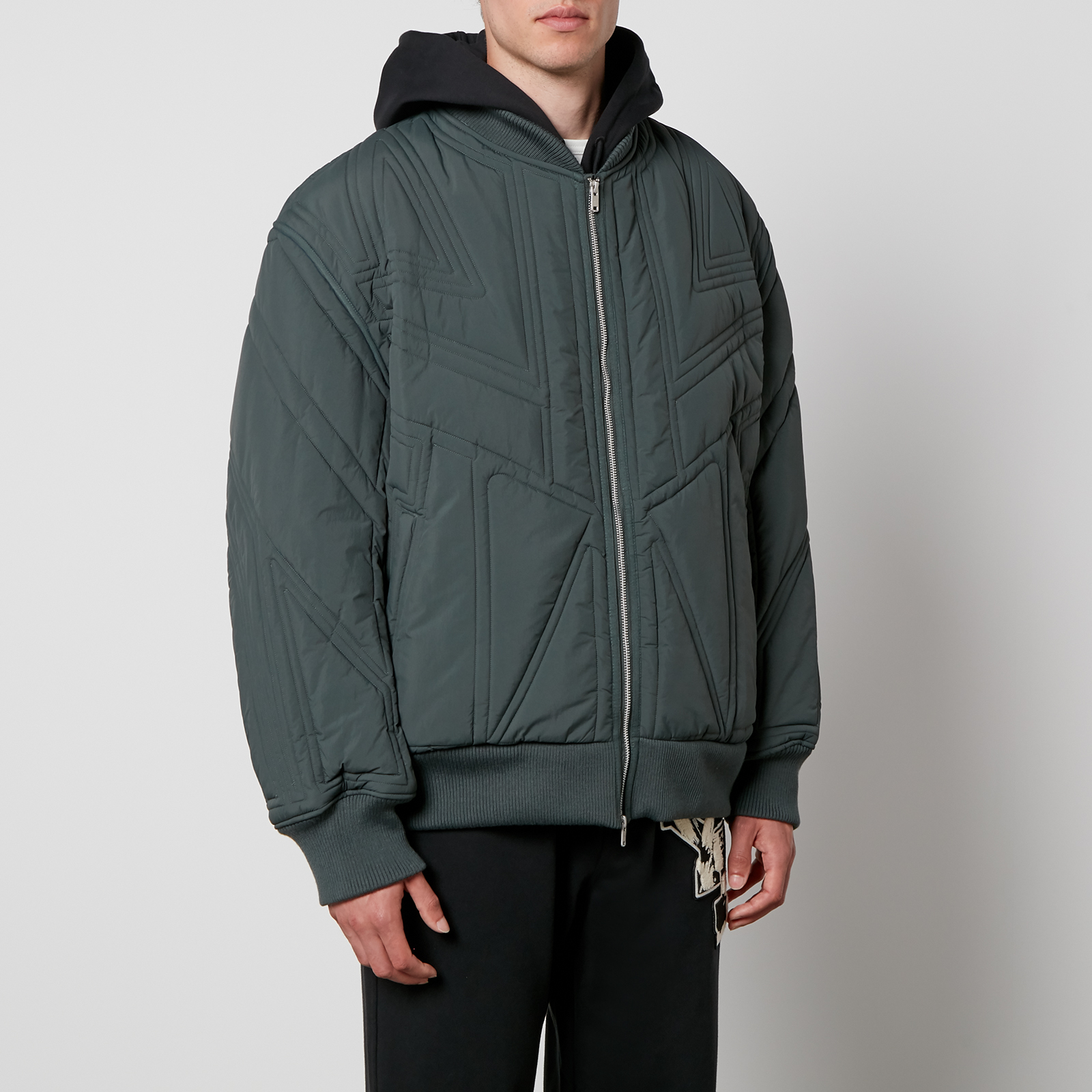 Y-3 Quilted Shell Bomber Jacket - S | Coggles