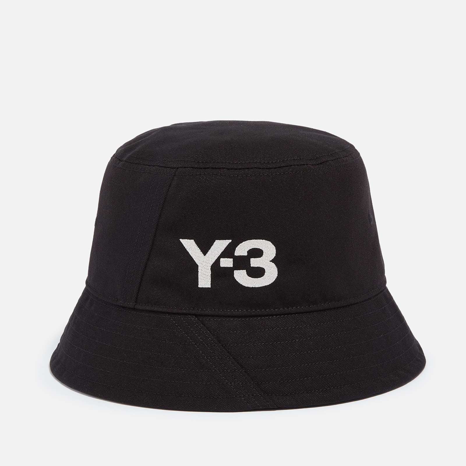 Y-3 Logo Cotton-Canvas Bucket Hat | Coggles