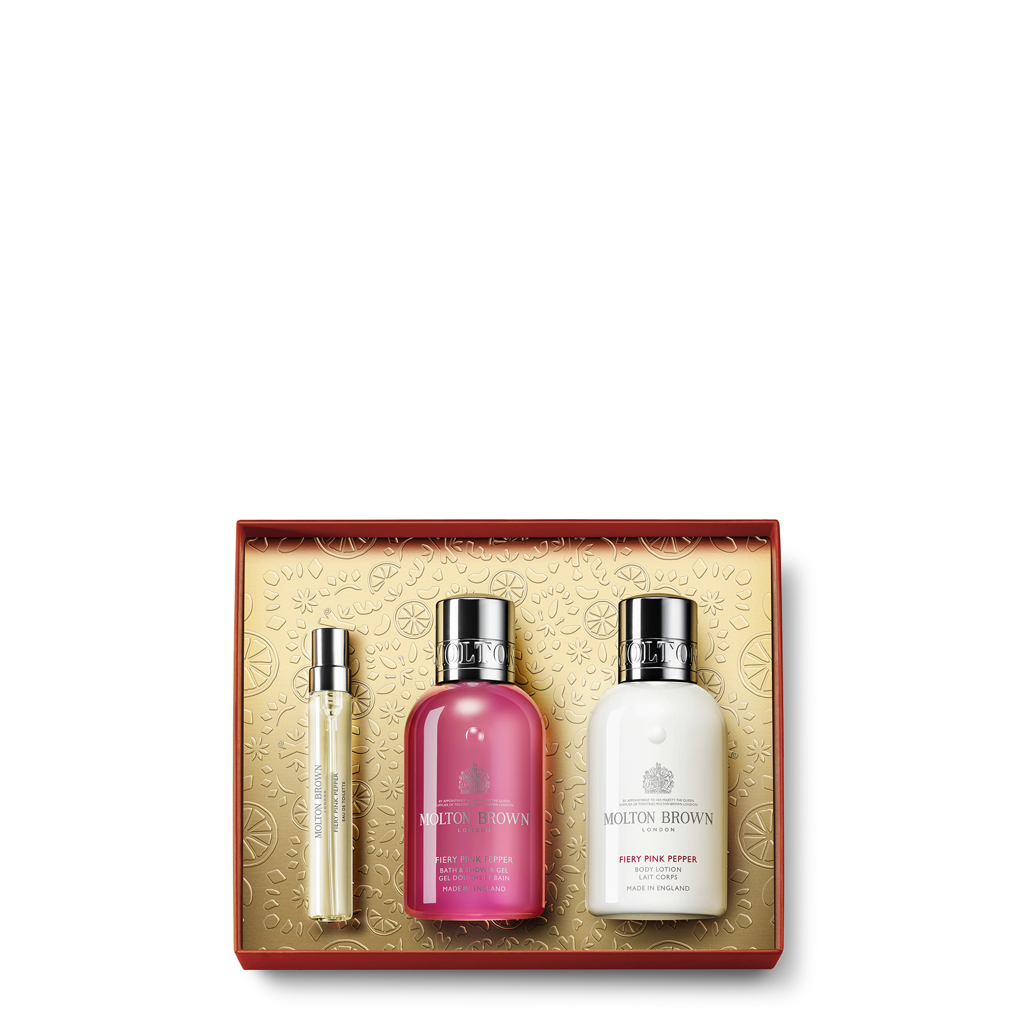 Molton Brown Fiery Pink Pepper Travel Gift Set | Cult Beauty
