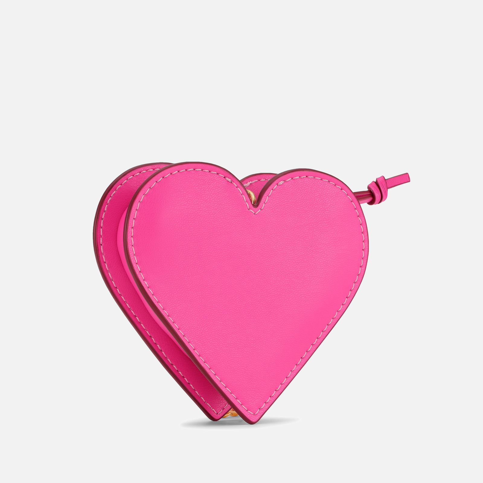 コインケース・小銭入れ Ganni Women Funny Heart Coin Wallet Cream A5469-482 GANNI ガニー コインケース/FUNNY HEART ZIP COIN PURSE