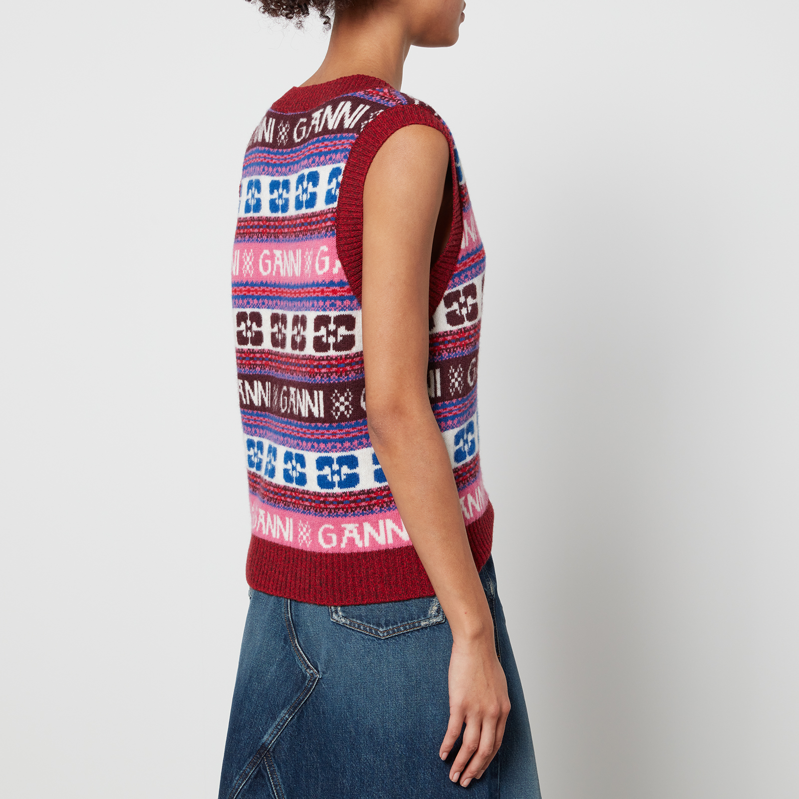 【送料&関税込】Ganni Woolen Vest 8KoTN4BhsP4viggWuqQW5gGjU2Q7mW