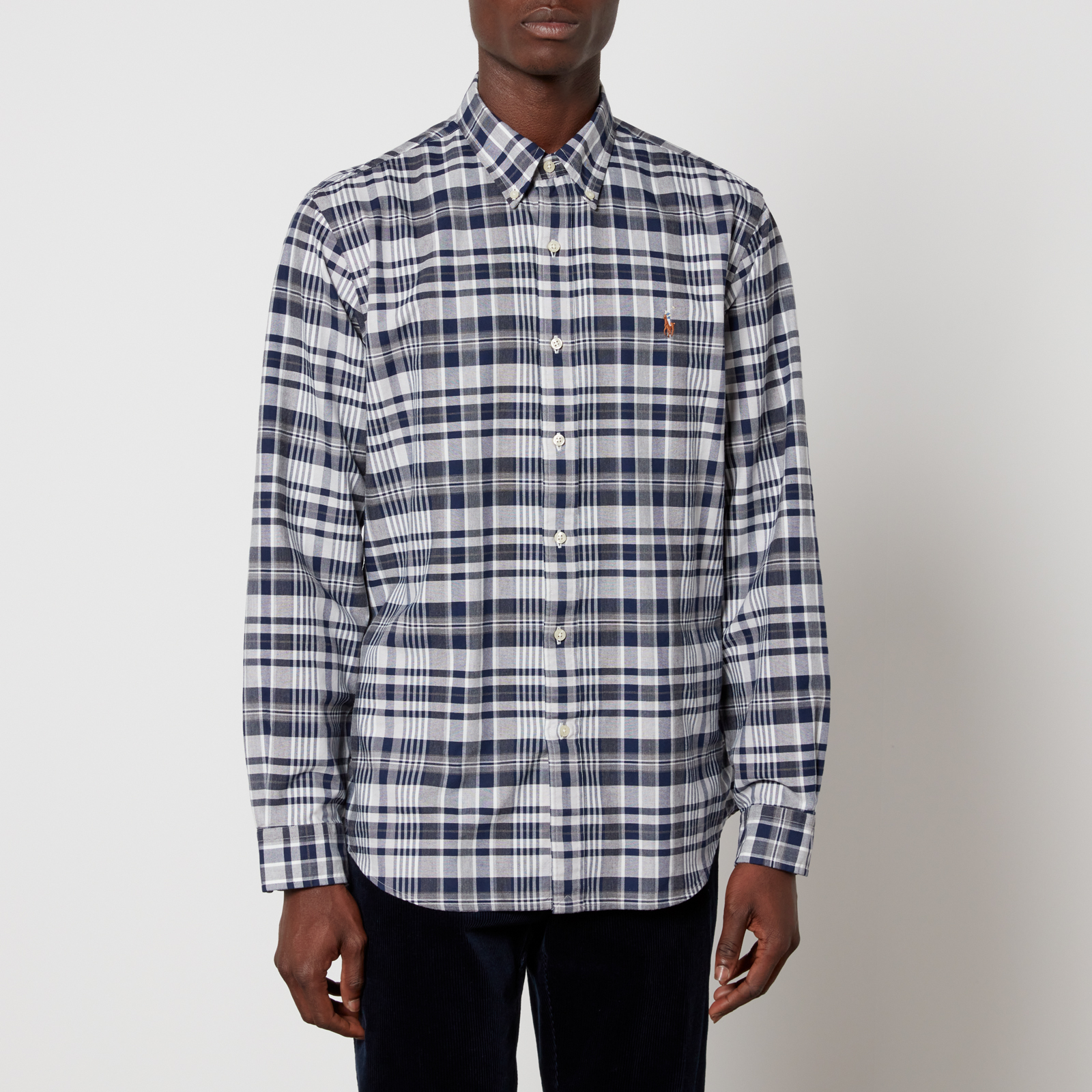 Polo Ralph Lauren Custom-Fit Classic Checked Cotton Shirt - S | Coggles