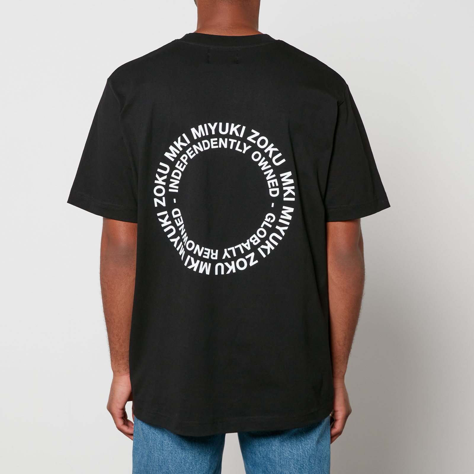 MKI MIYUKI ZOKU Circle Cotton T-Shirt - S | Coggles