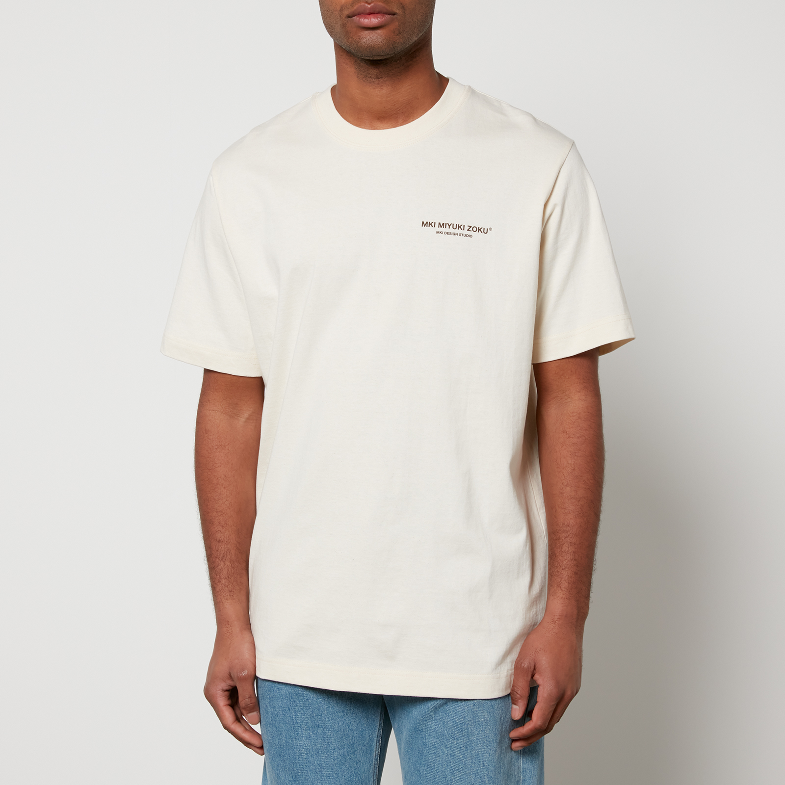 MKI MIYUKI ZOKU Design Studio Cotton T-Shirt - S | Coggles