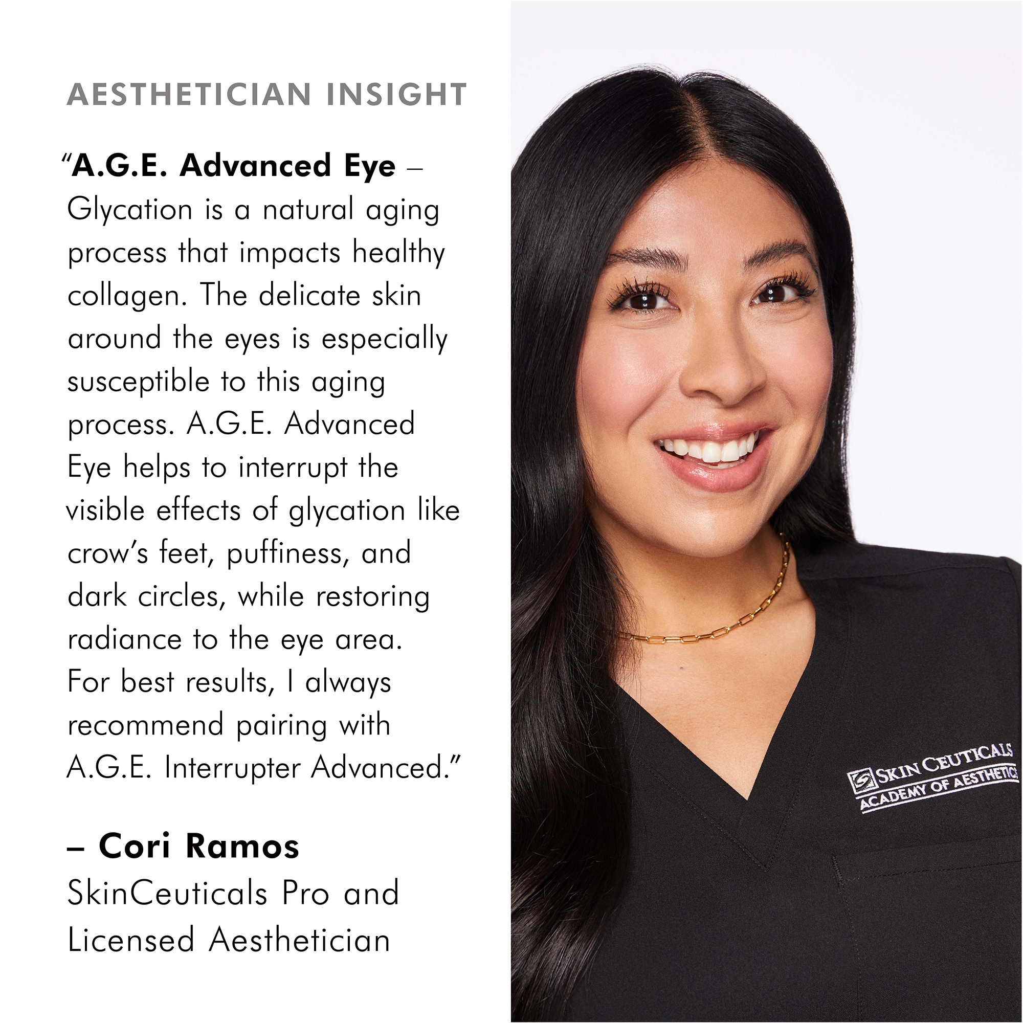 SkinCeuticals A.G.E Advanced Eye Cream (0.5 fl. oz.) | Dermstore