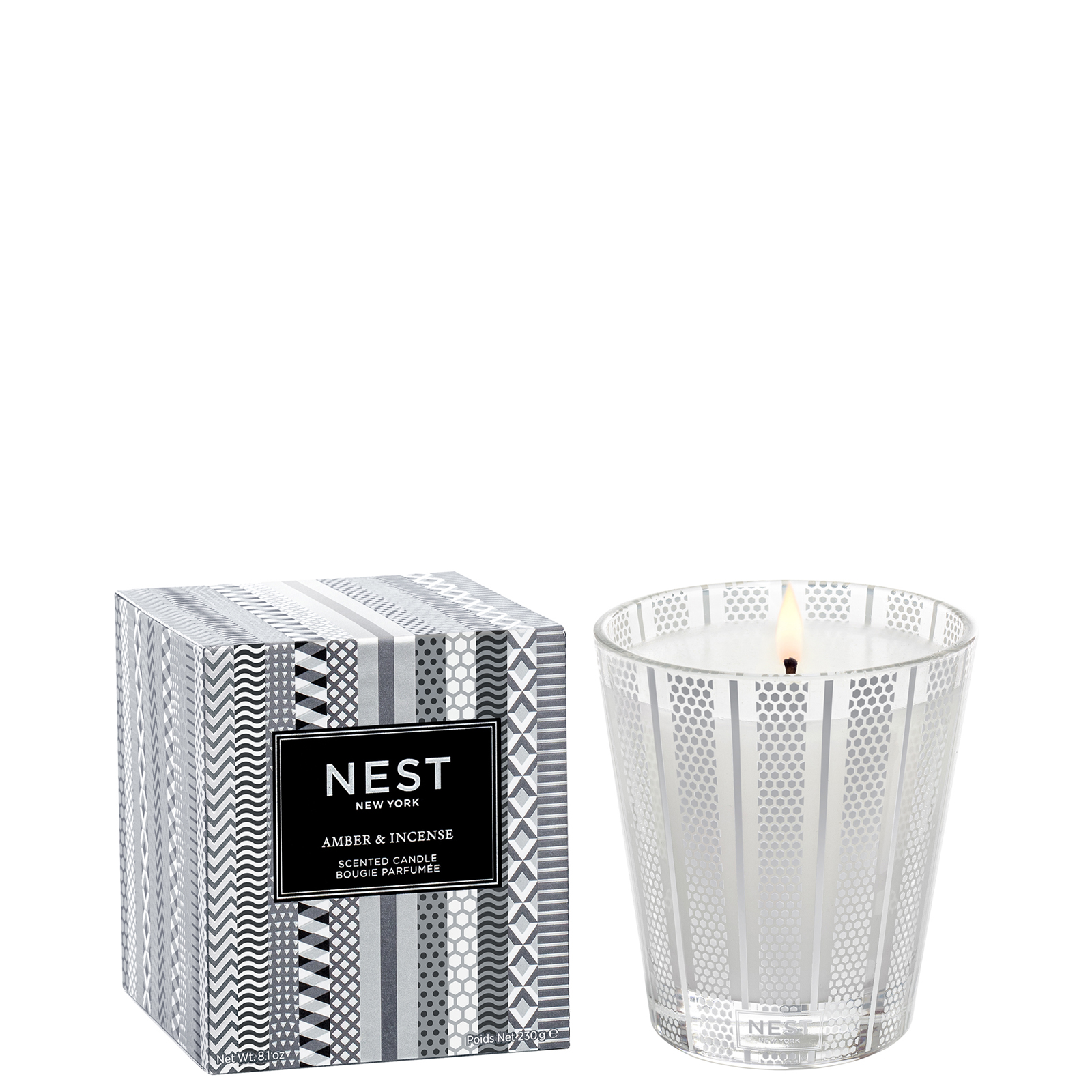 cult NEST New York Amber and Incense Classic Candle 230g