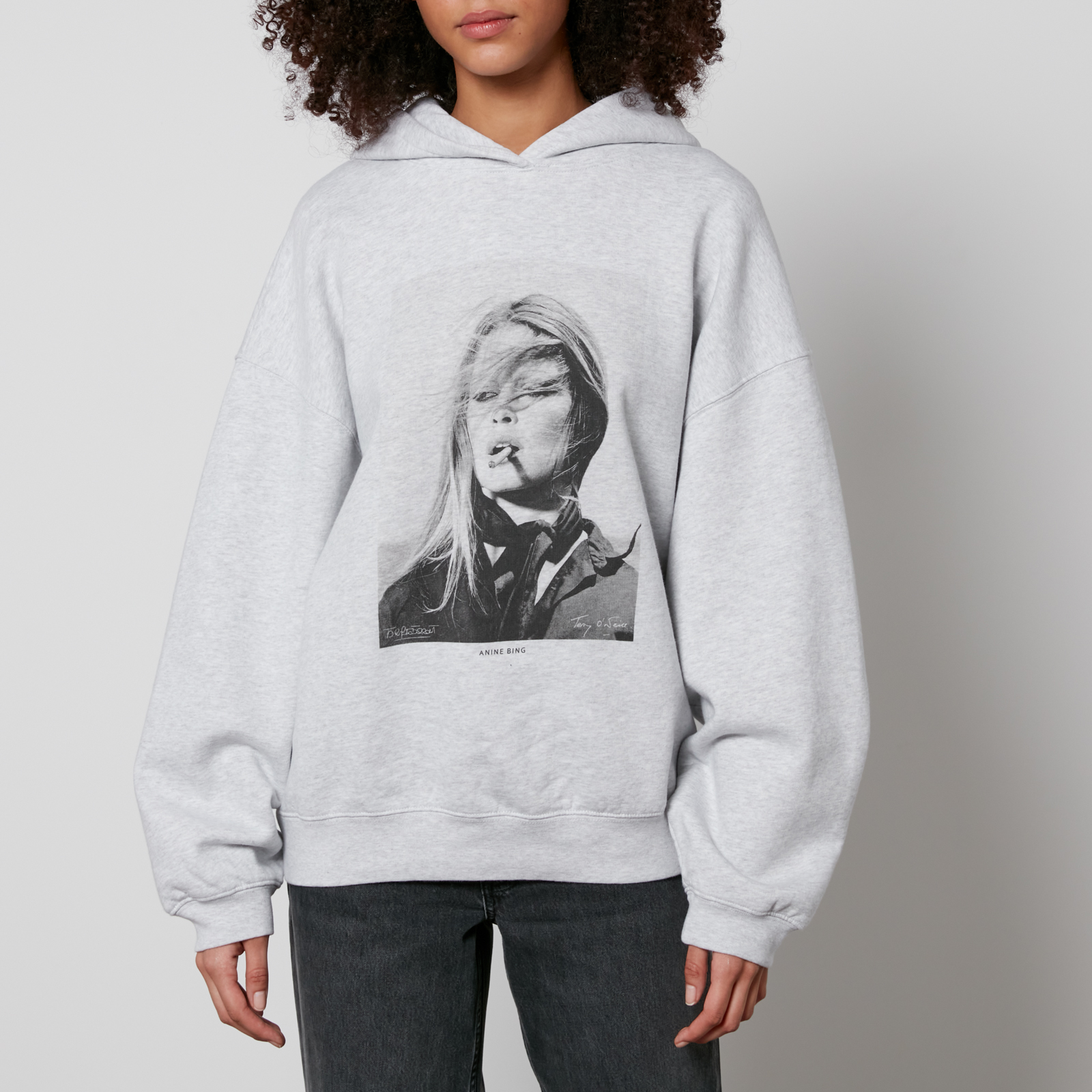 Anine Bing Harvey Ab X To X Brigitte Bardot Cotton Hoodie Coggles